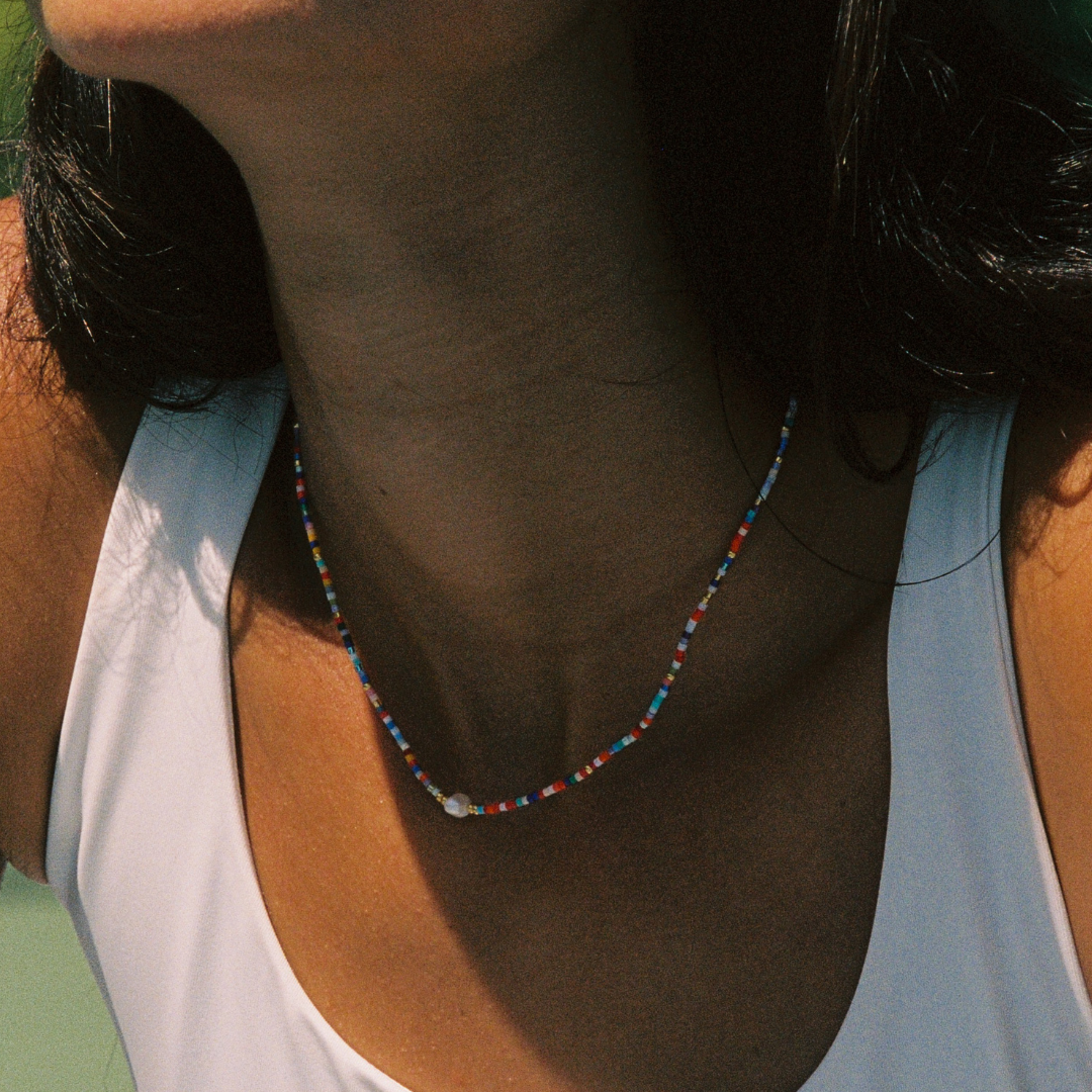 Colorful Pearl Necklace