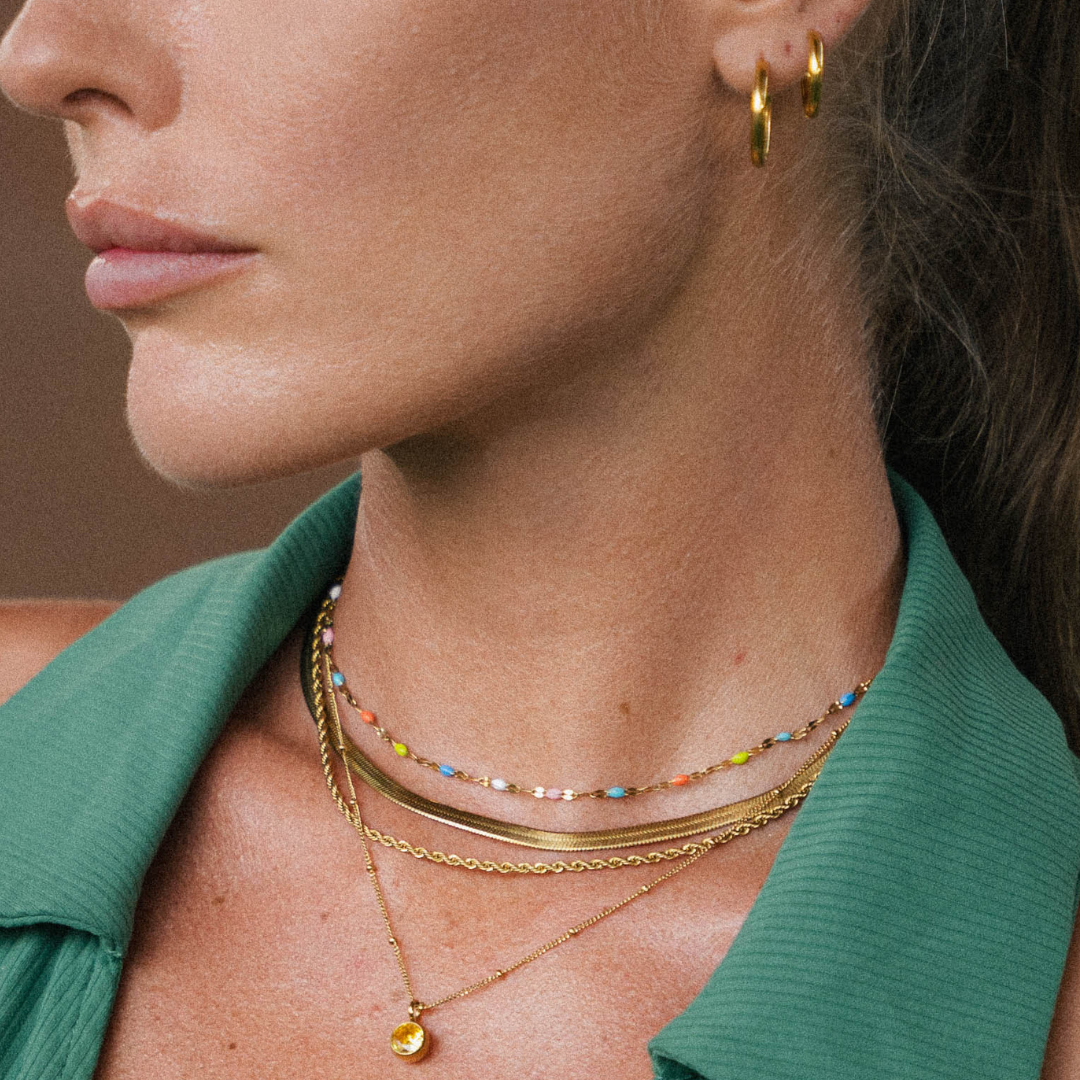 レインボー デリケート チョーカー