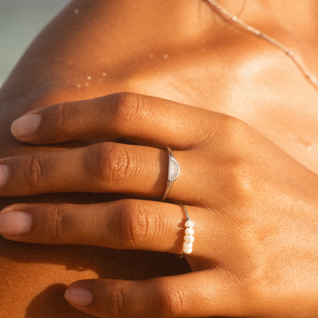 Silver Sunrise Ring