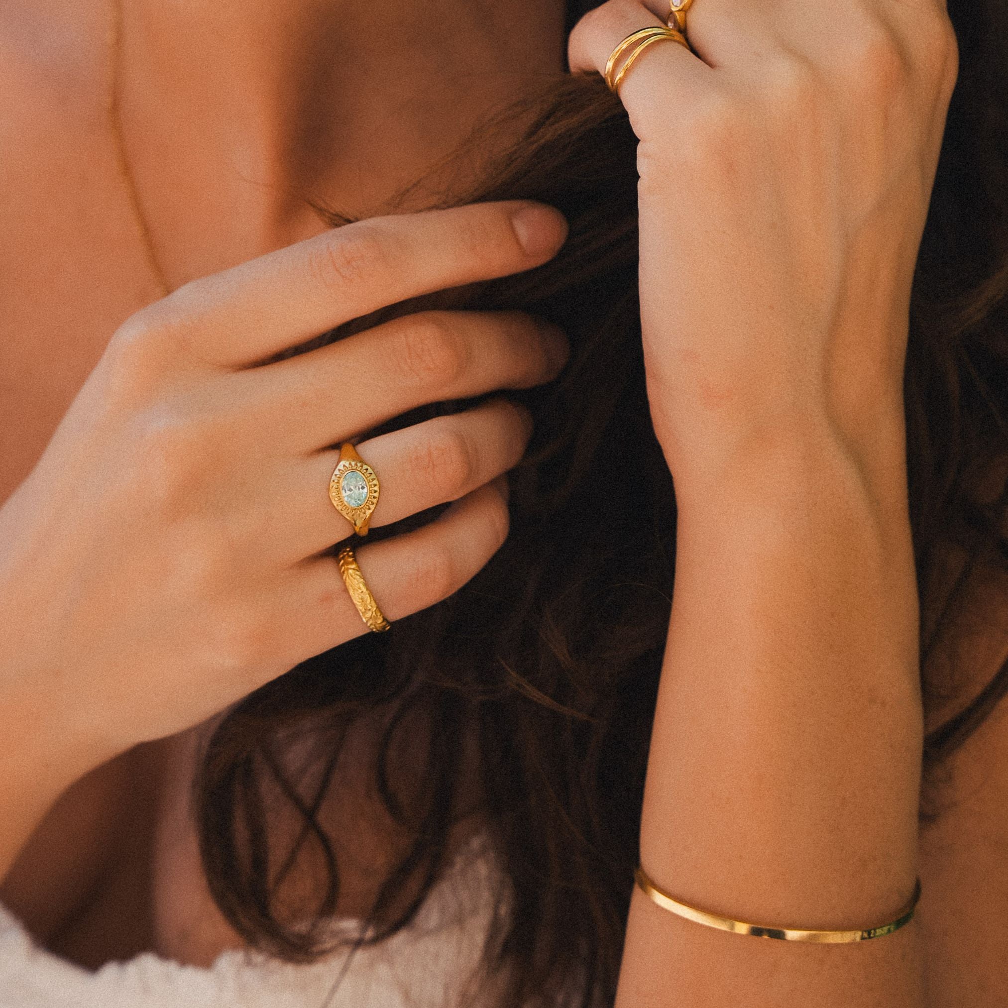 Aquamarine Ring Bold