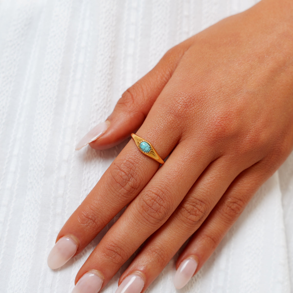 Blue Turquoise Ring