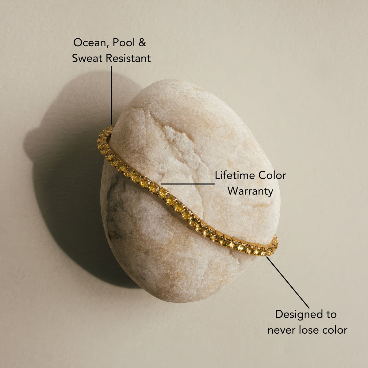 Champagne Beaded Bracelet