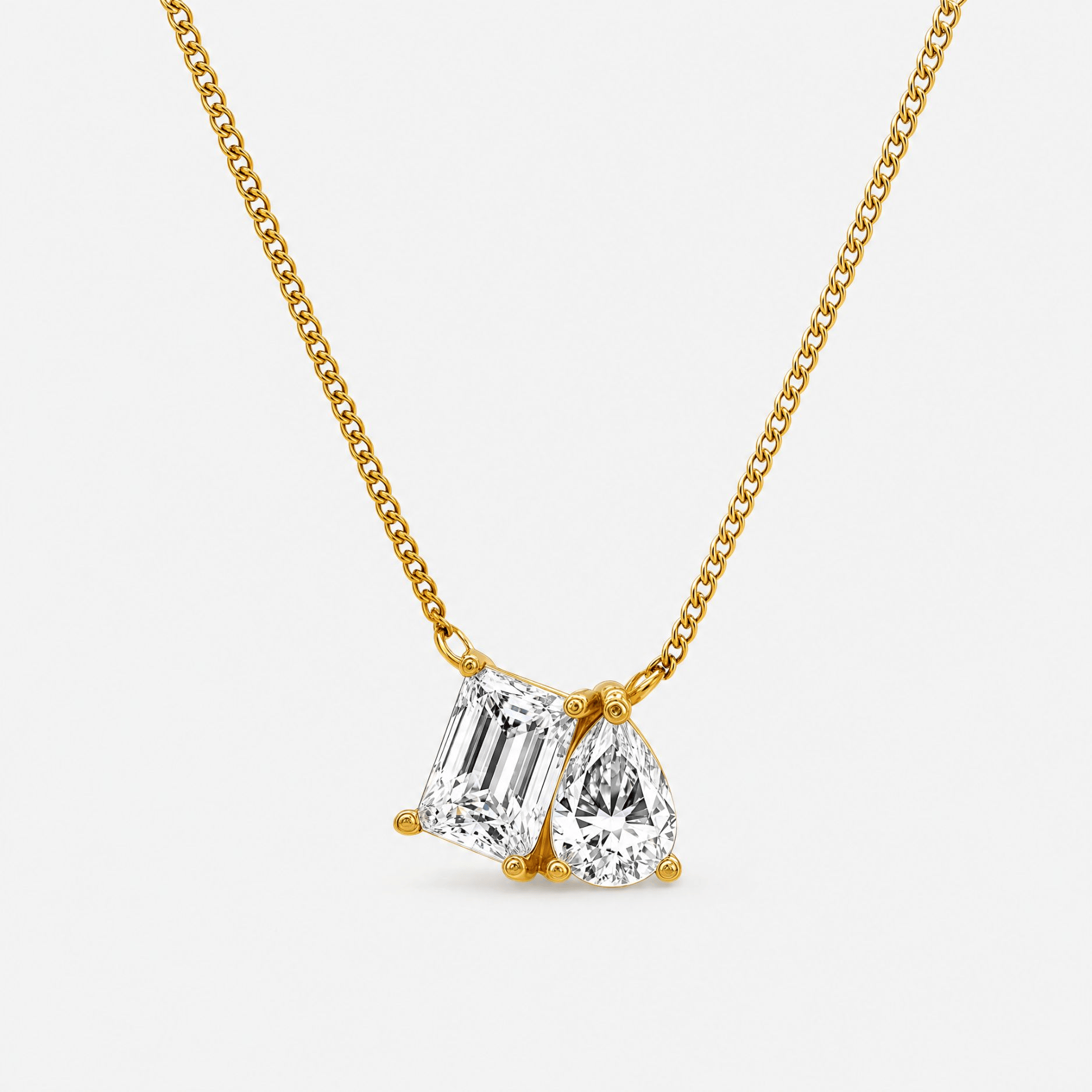 Custom birthstone necklace