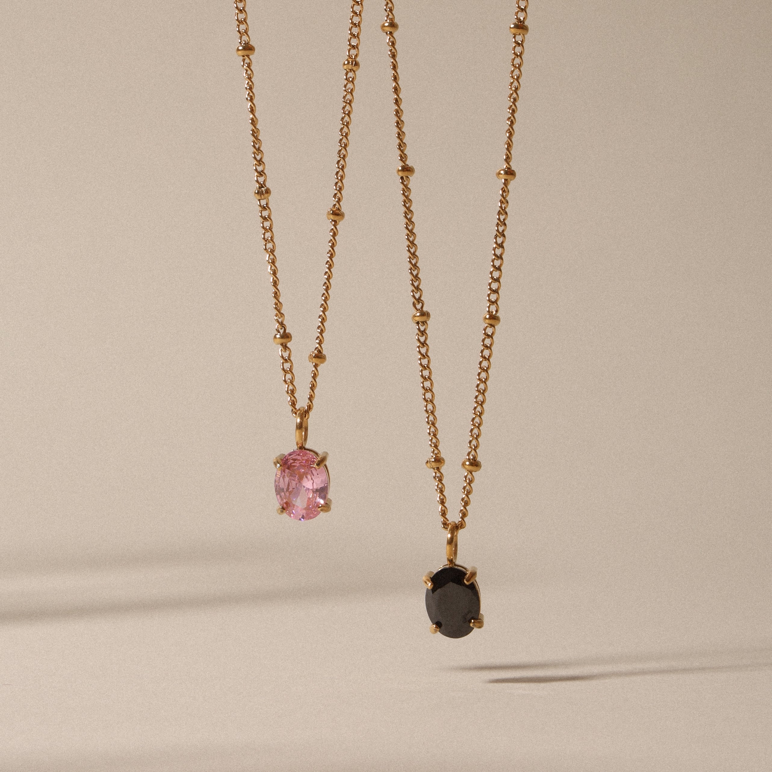 Dainty Black Pendant