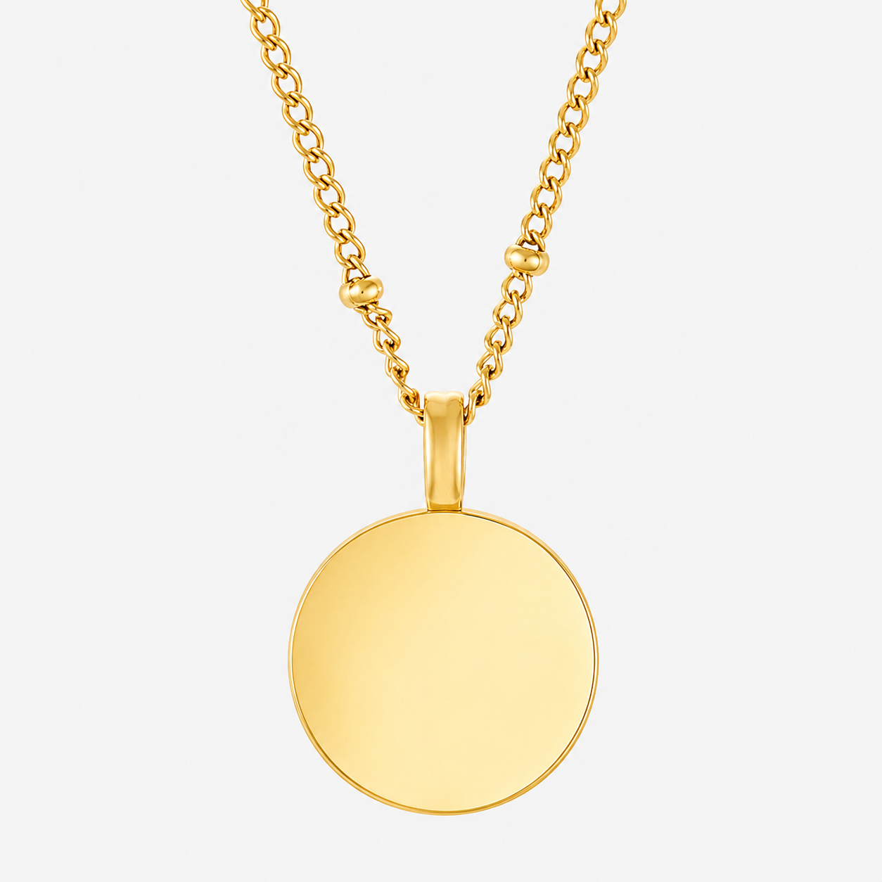 Dainty necklace engravable