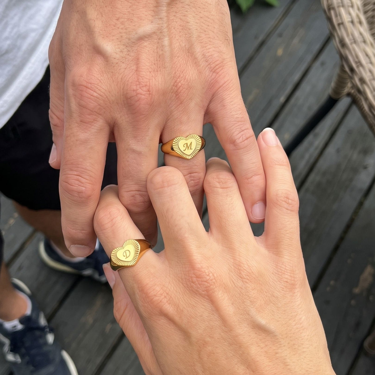 Engrave Heart Ring