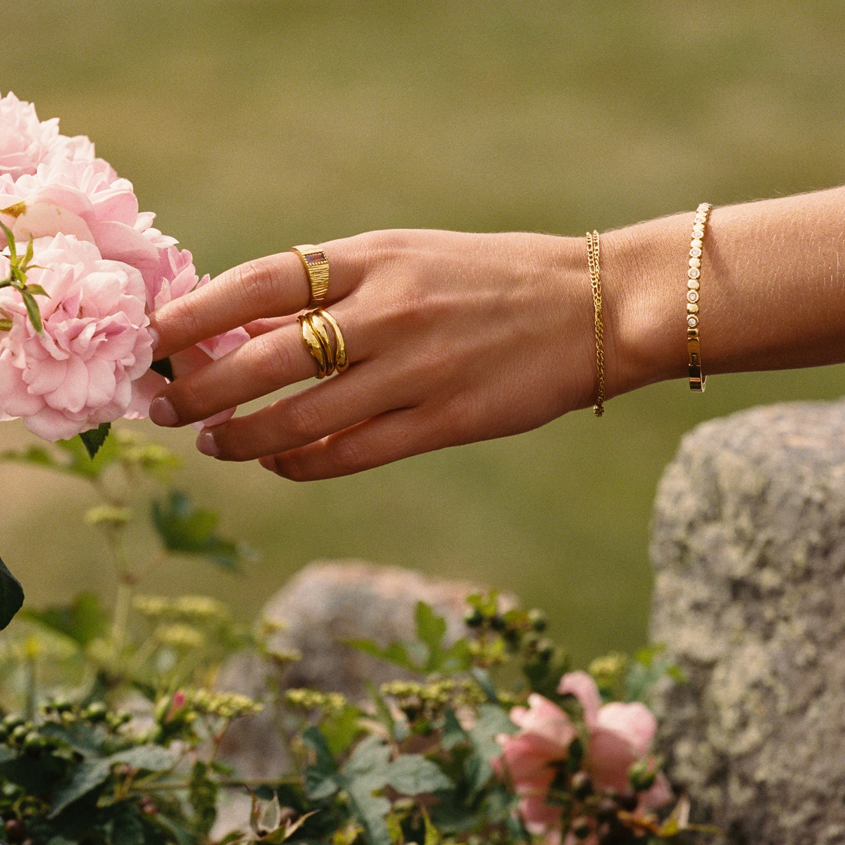 Figaro Gold Bracelet