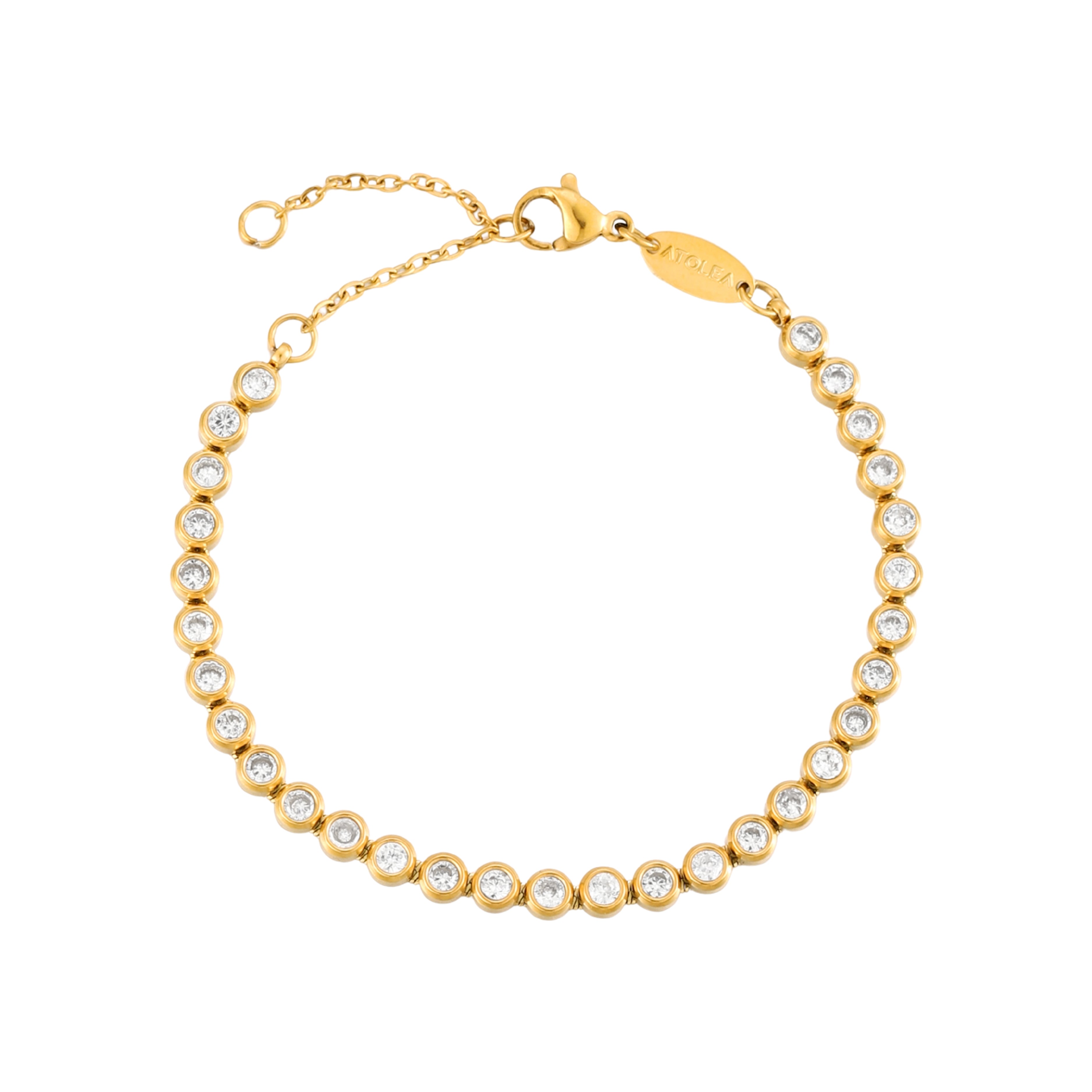 Gold Tennis Bracelet