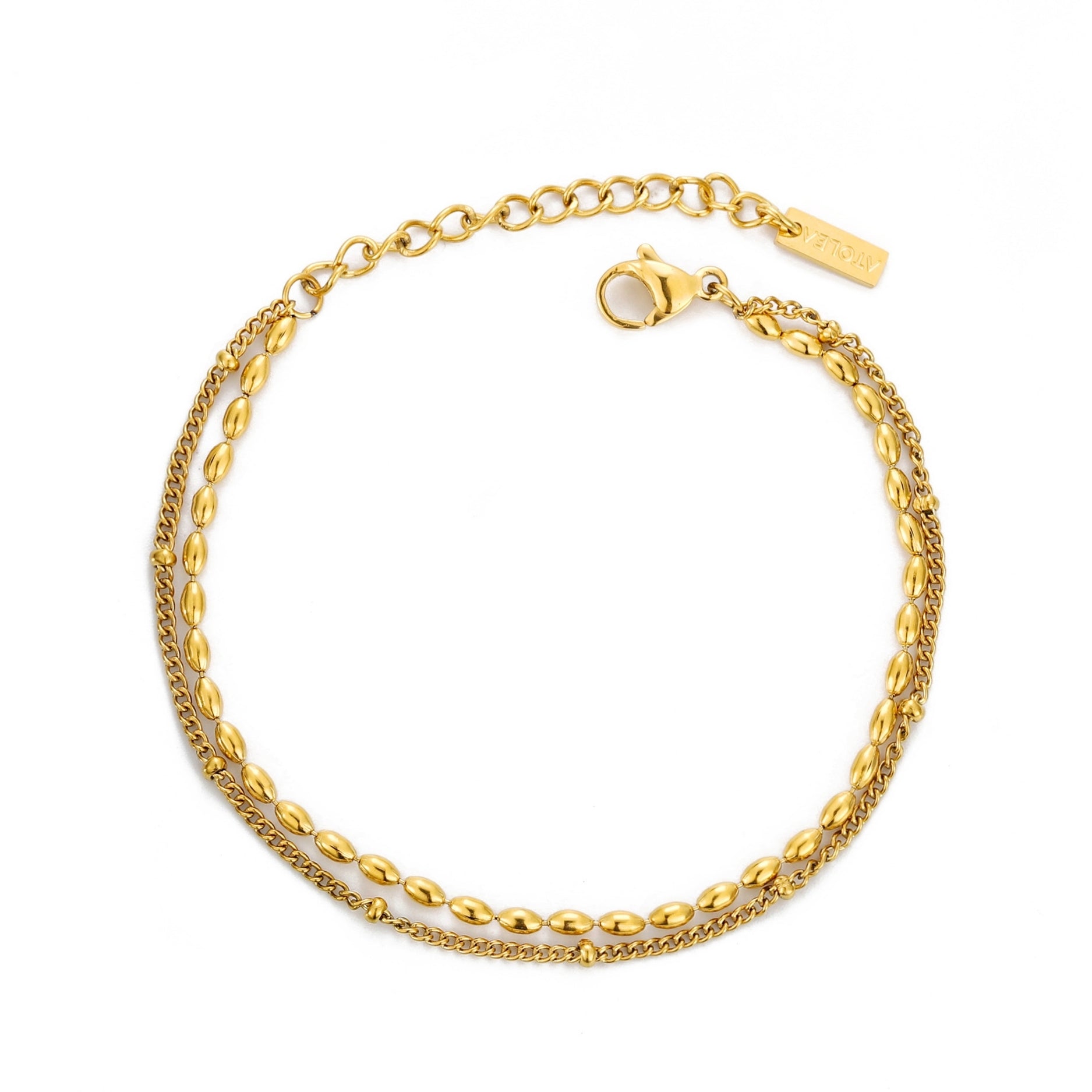 Golden Pebble Bracelet