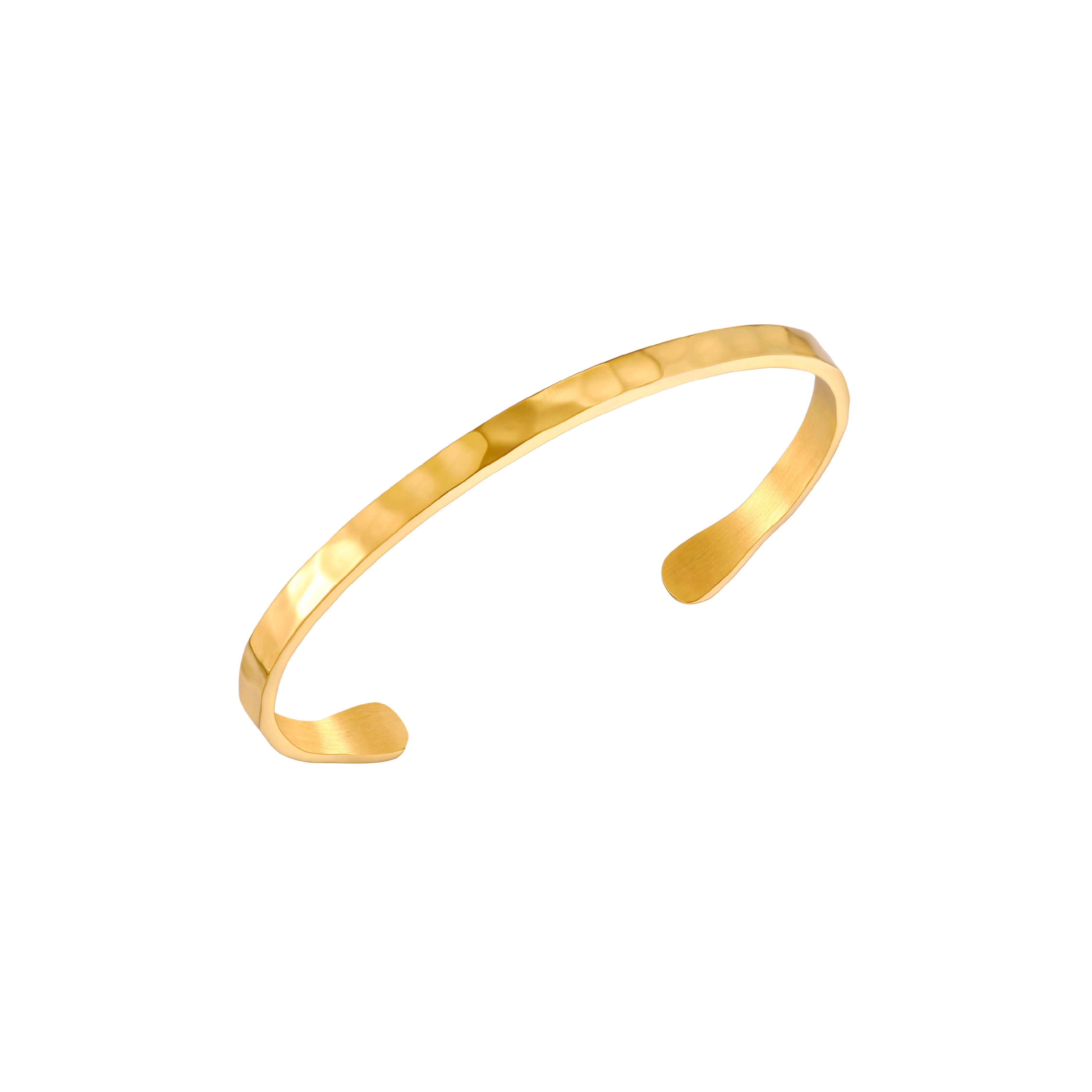 Hammered Cuff Gold