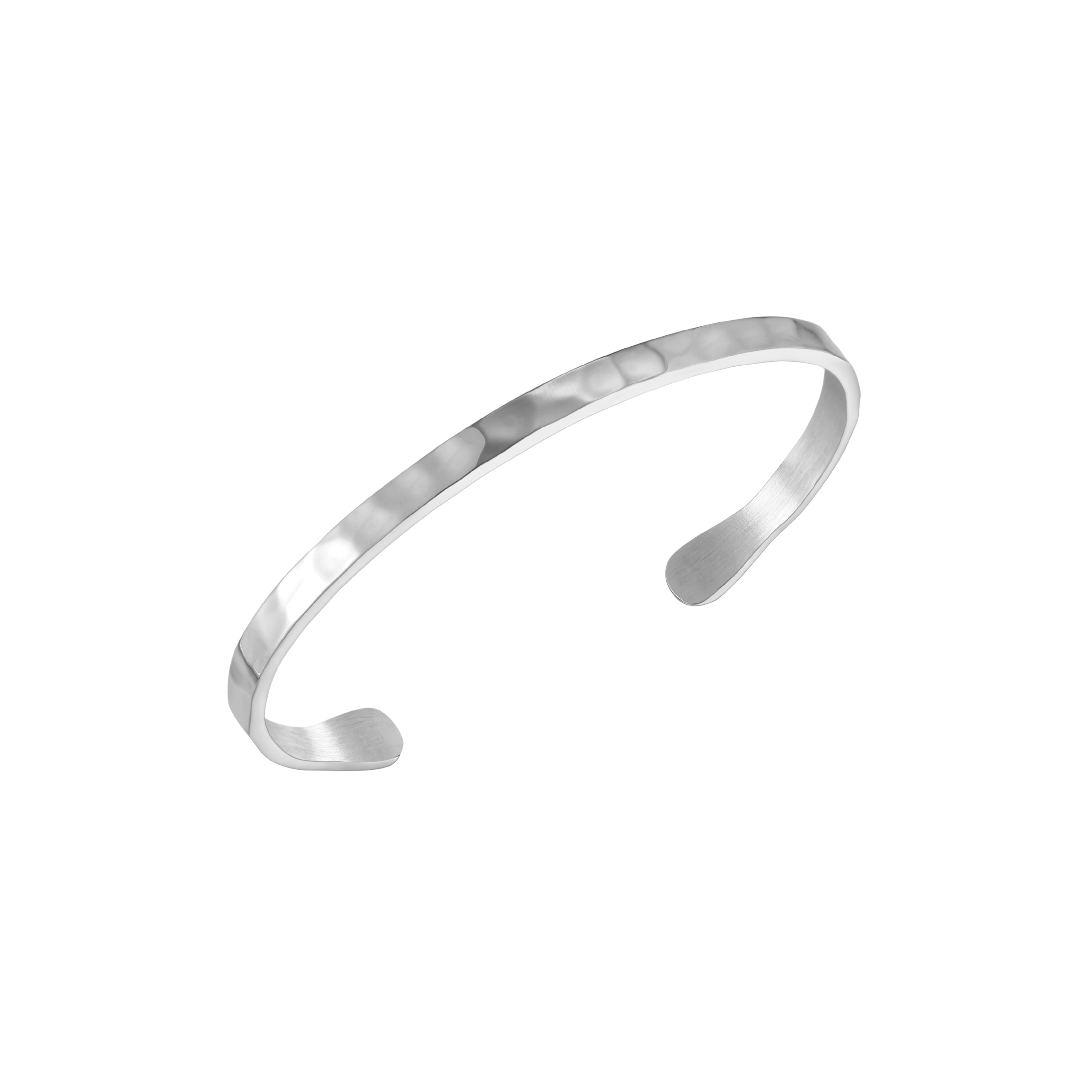 Hammered Cuff Silver
