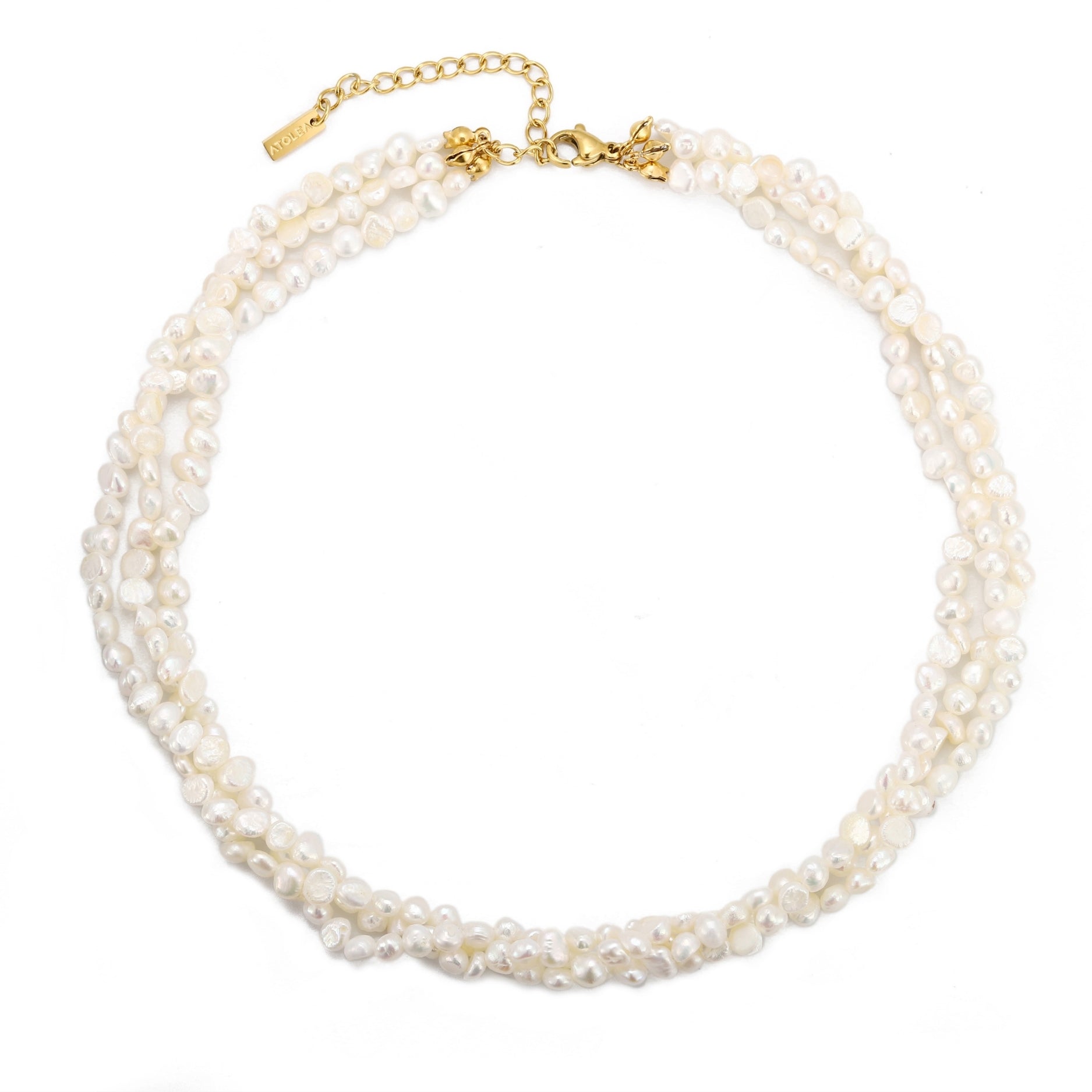 Layered Pearls Choker