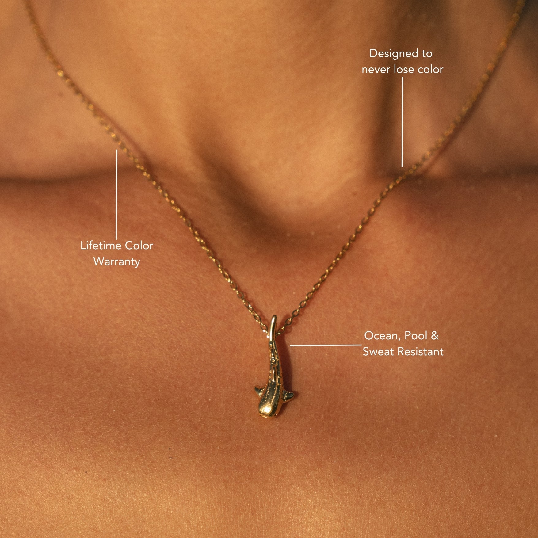 Necklace Whale Pendant