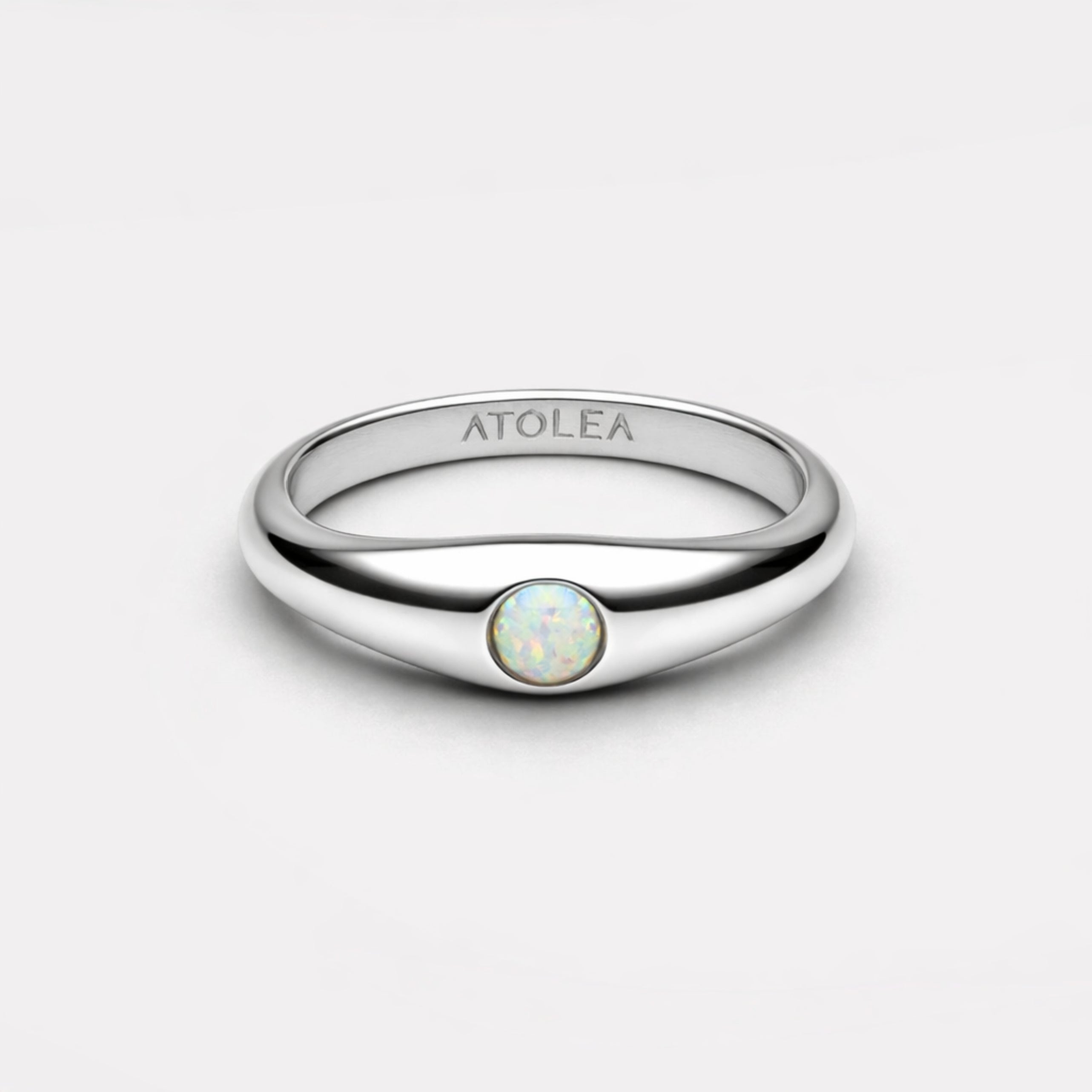 Opal Siver Ring