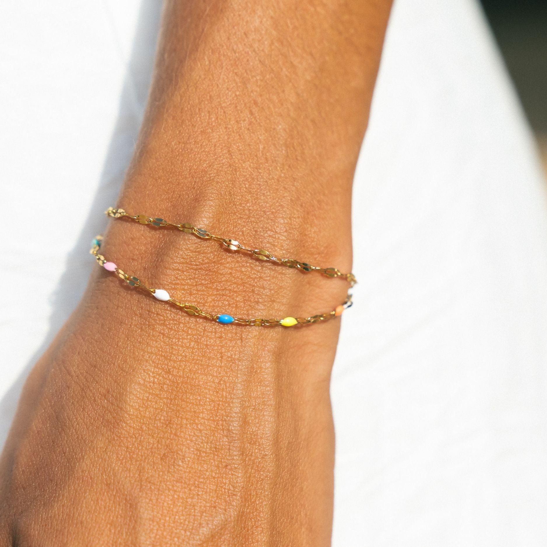 Rainbow Dainty Bracelet Style