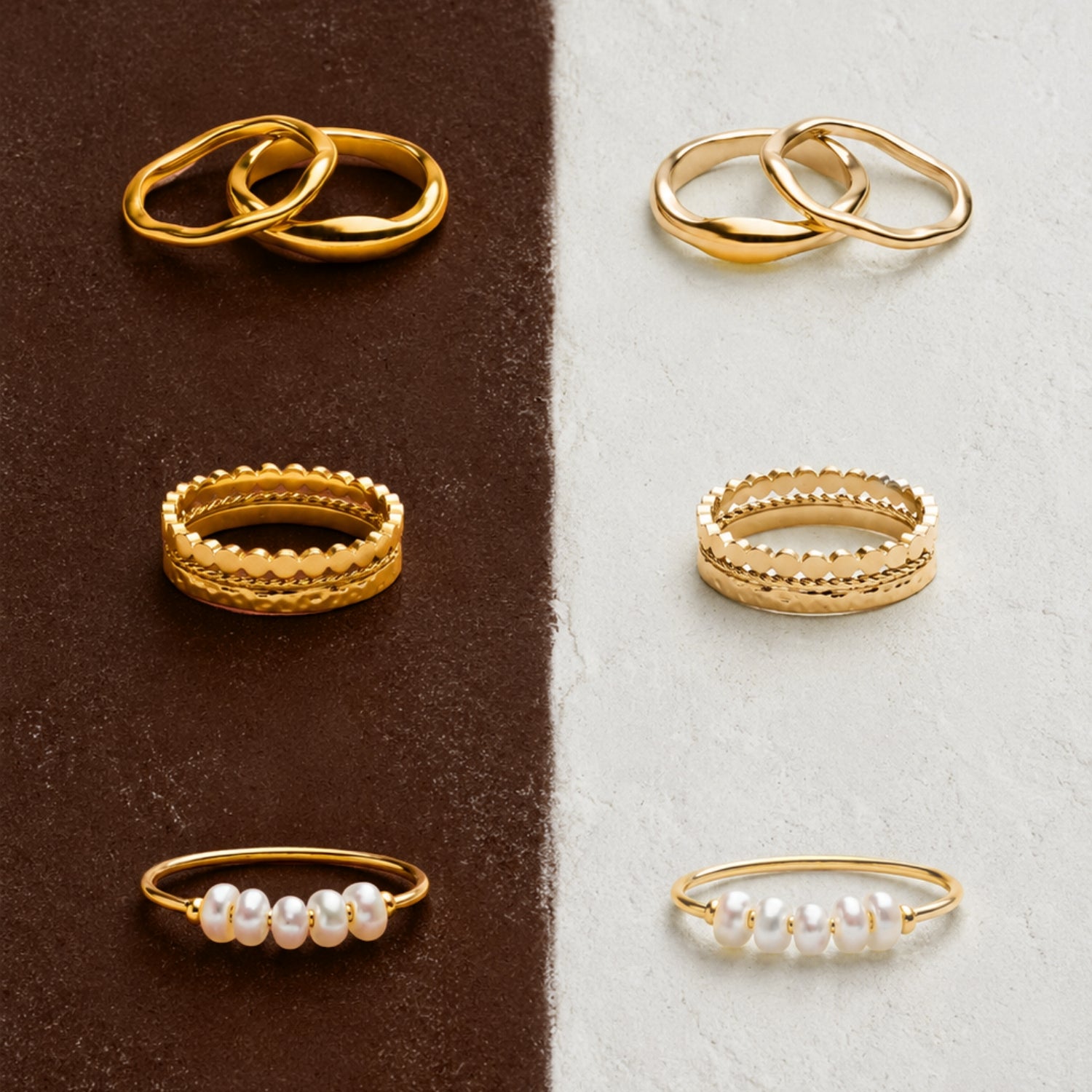 Ring Set 14kgold