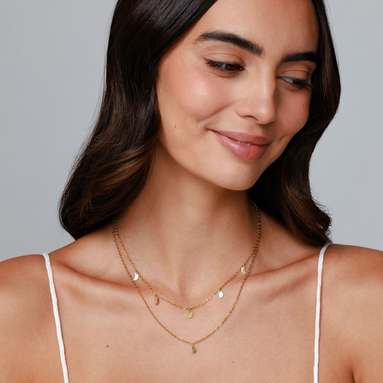 Rio Boho Necklace Styled On Model