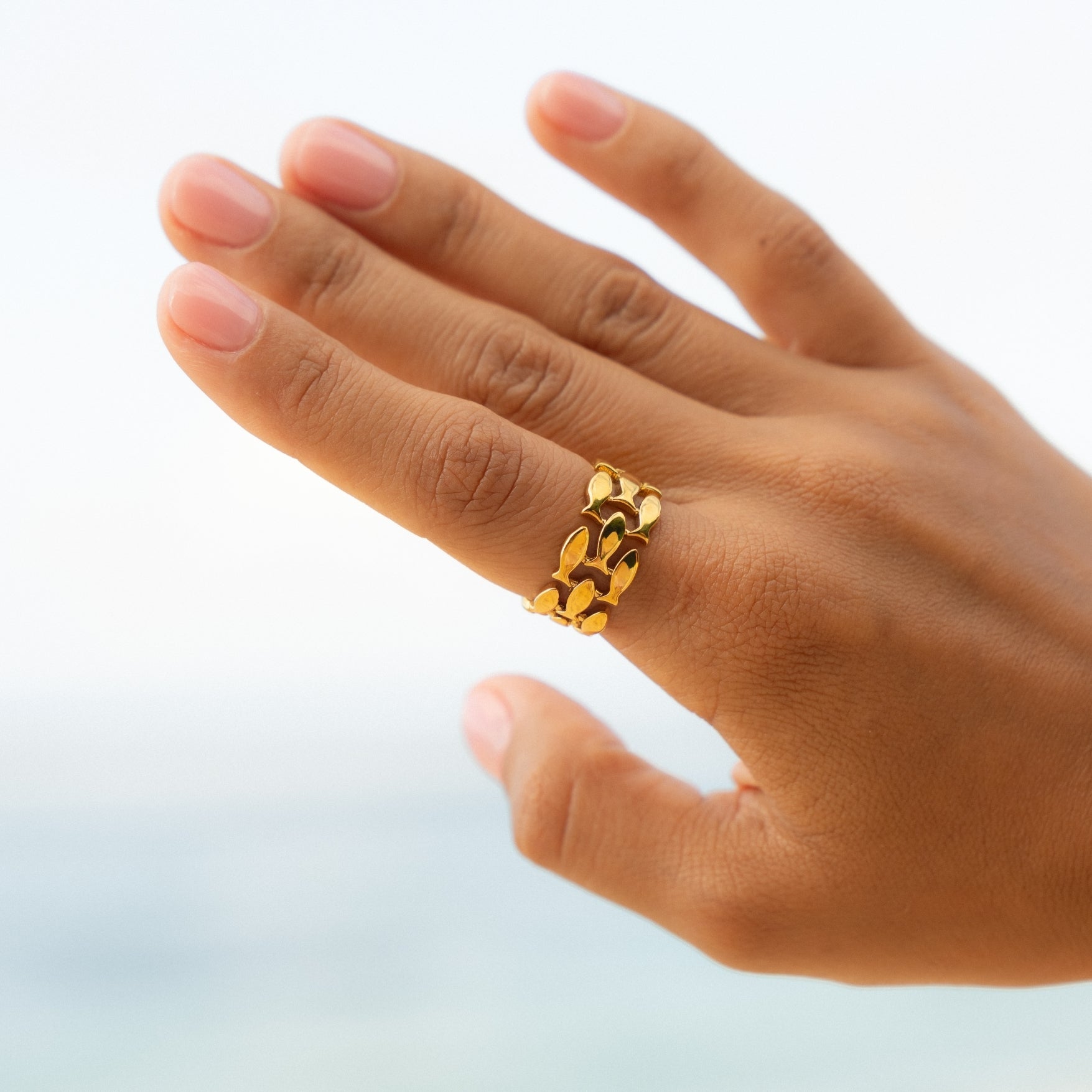 Sea Life Gold Rings