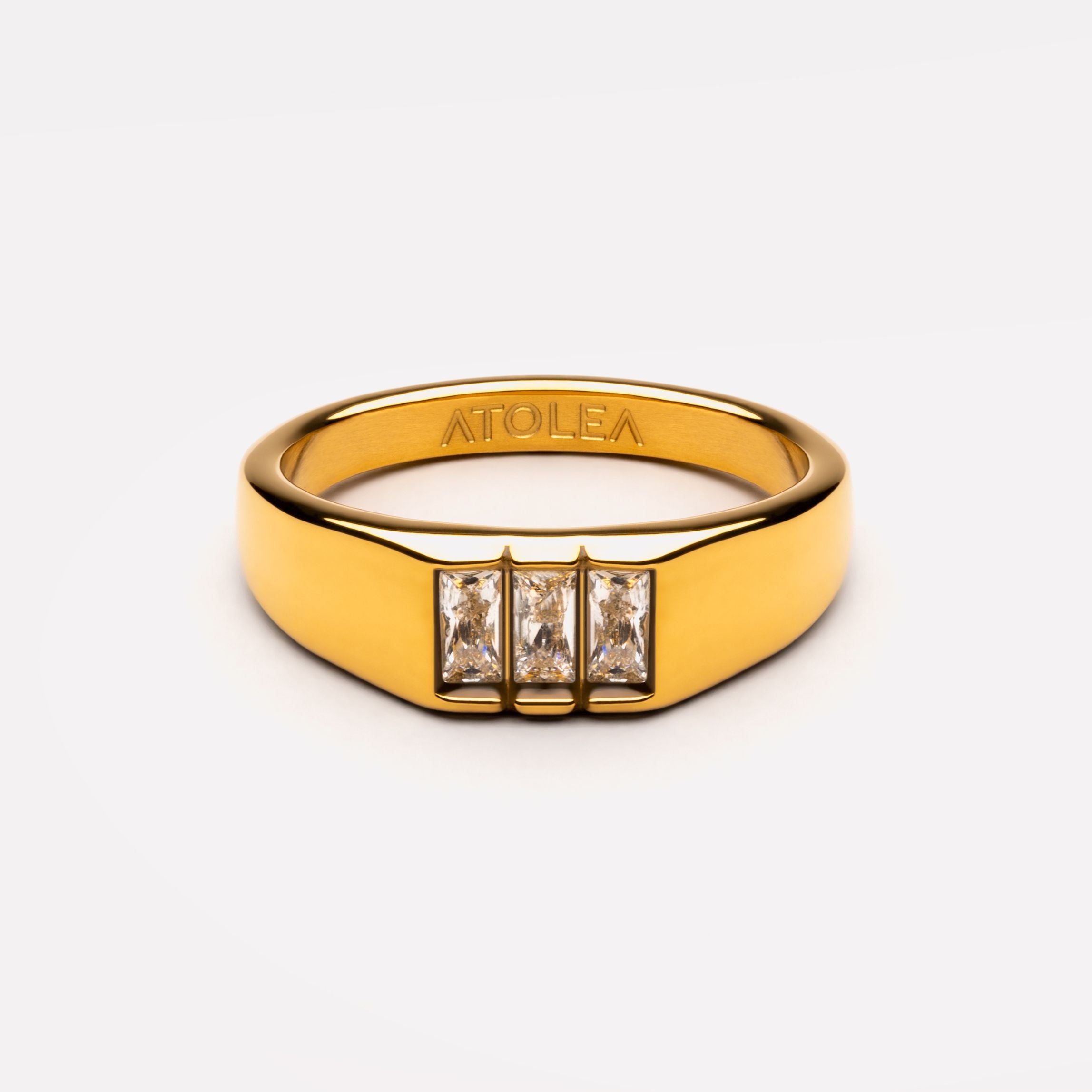 Signet Baguette Ring