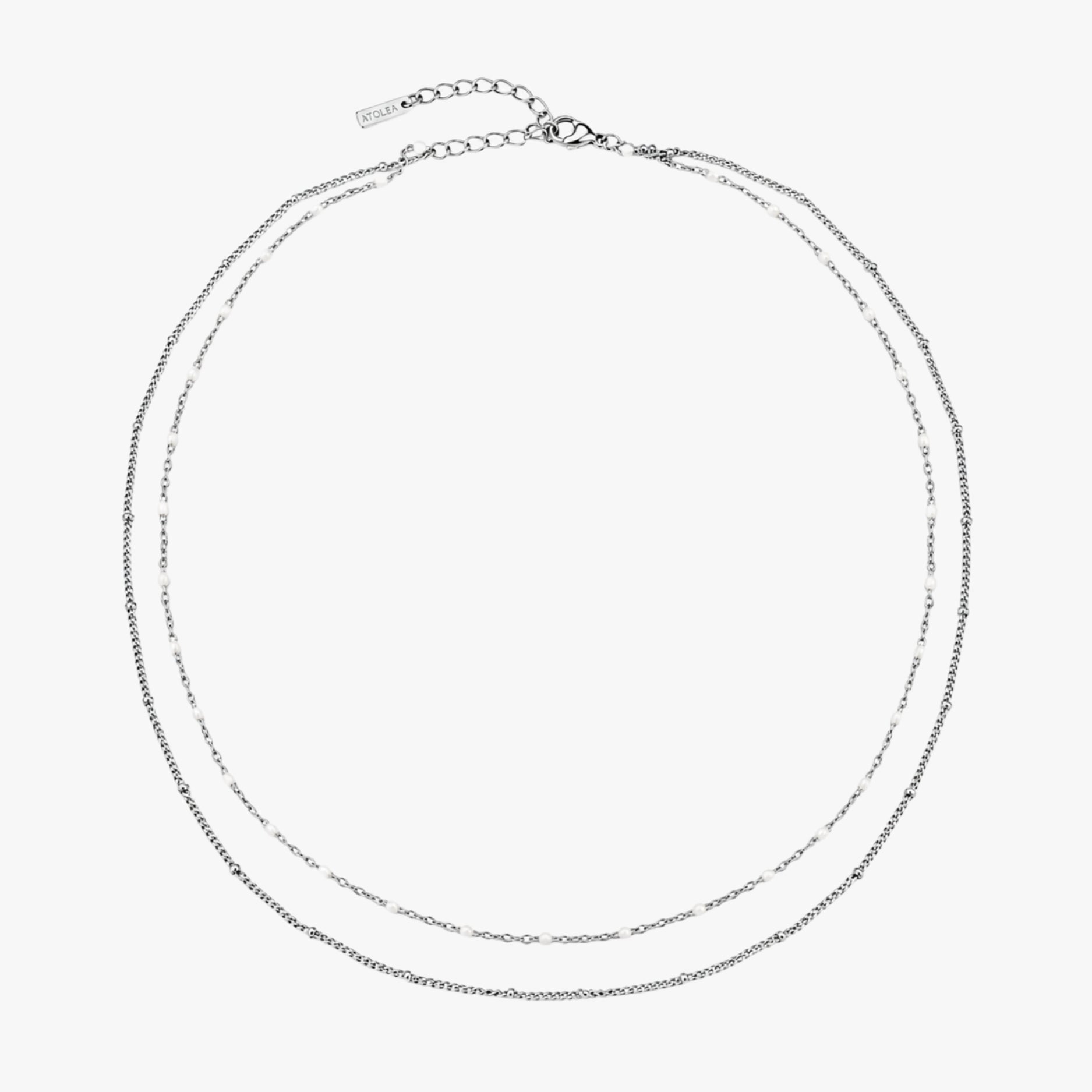 Silver Beaded Choker