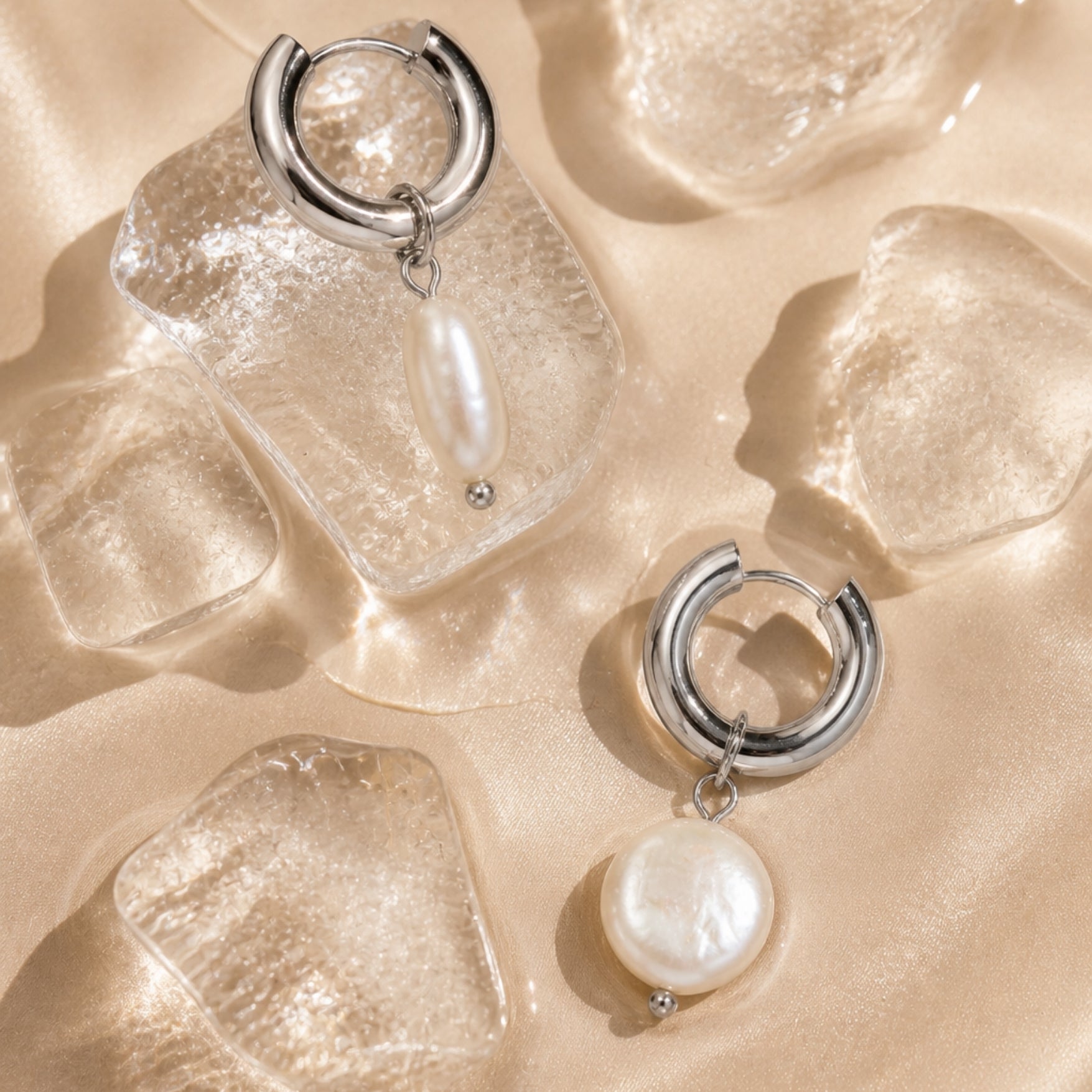 Silver Chunky Pearl