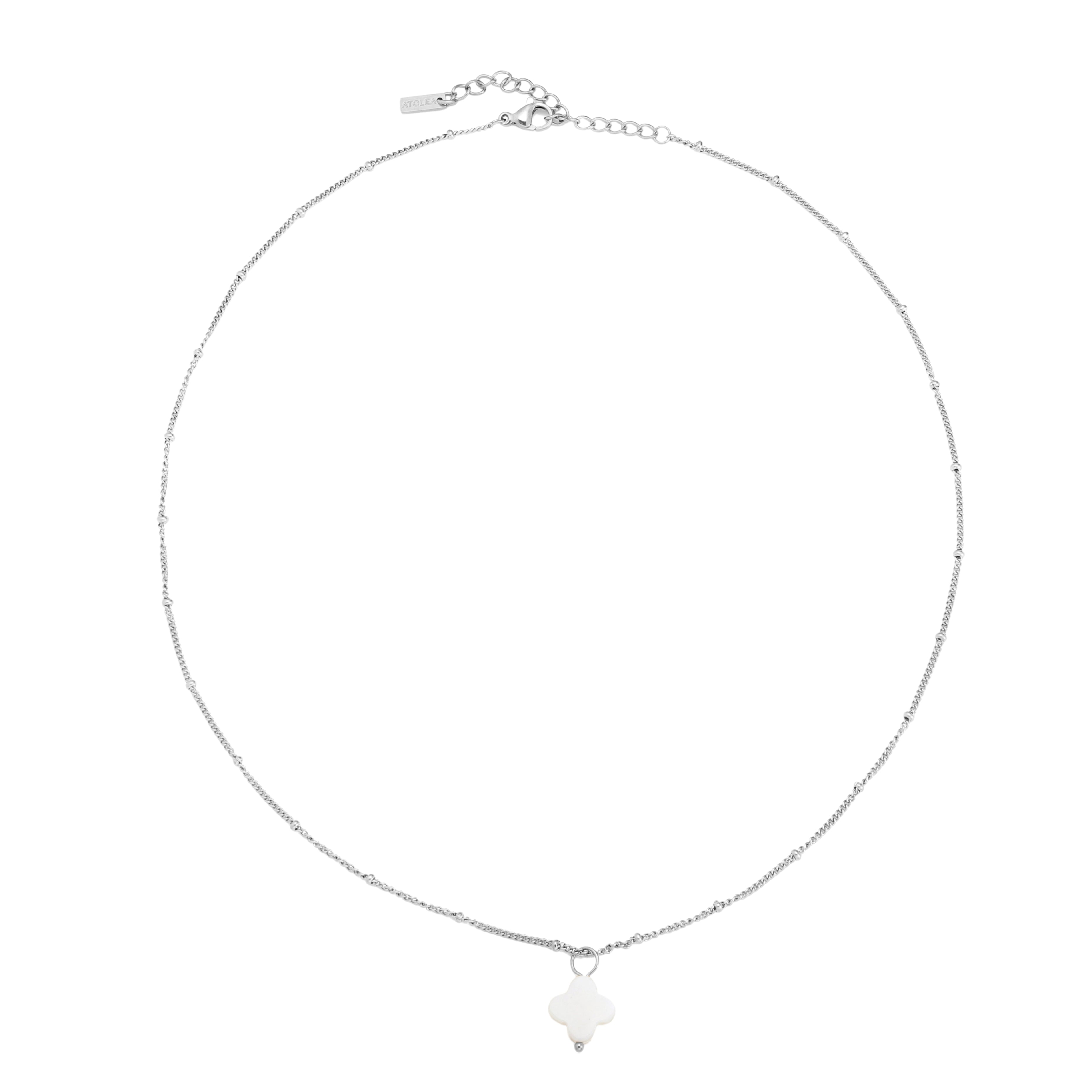 Silver Clover Necklace