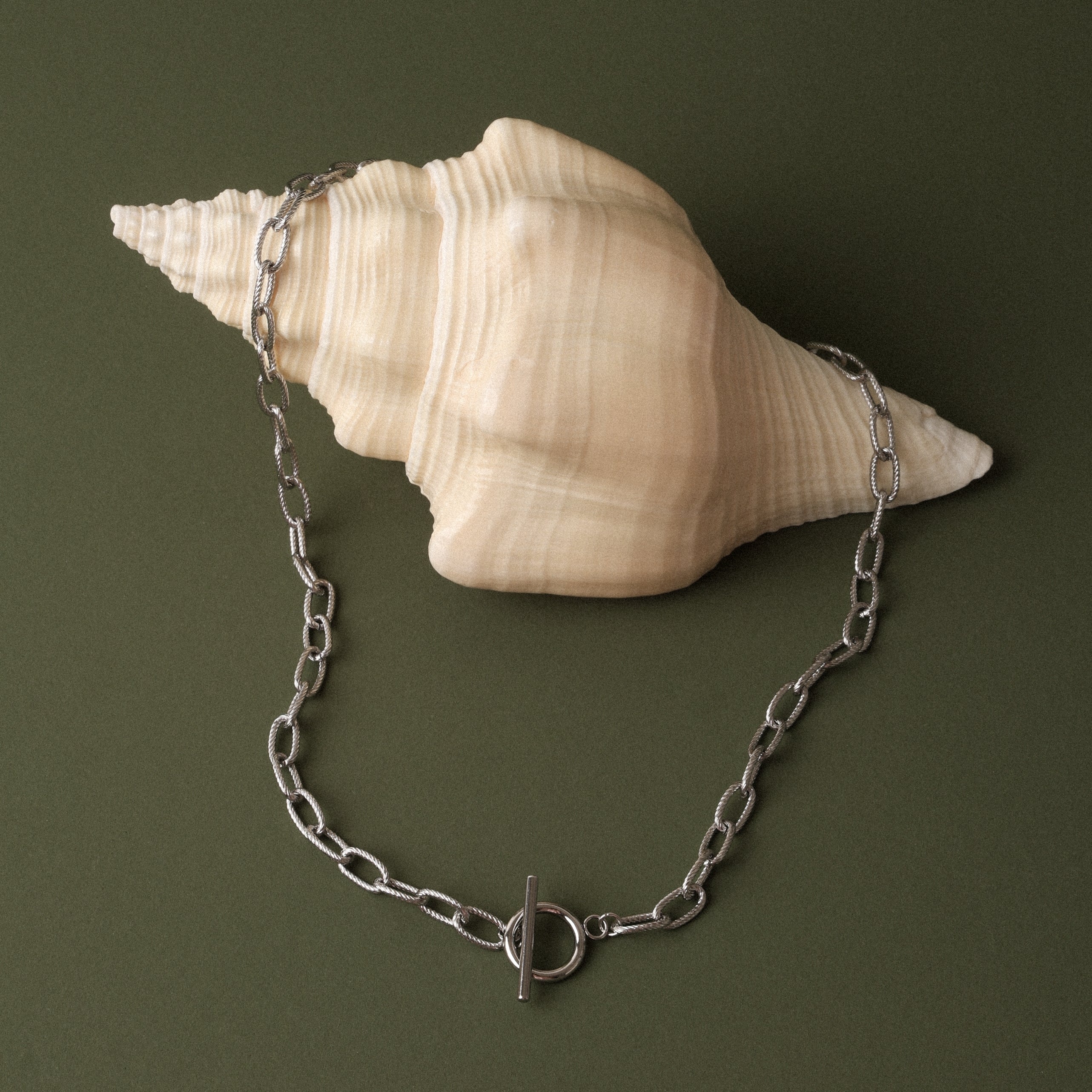 Silver Toggle Choker