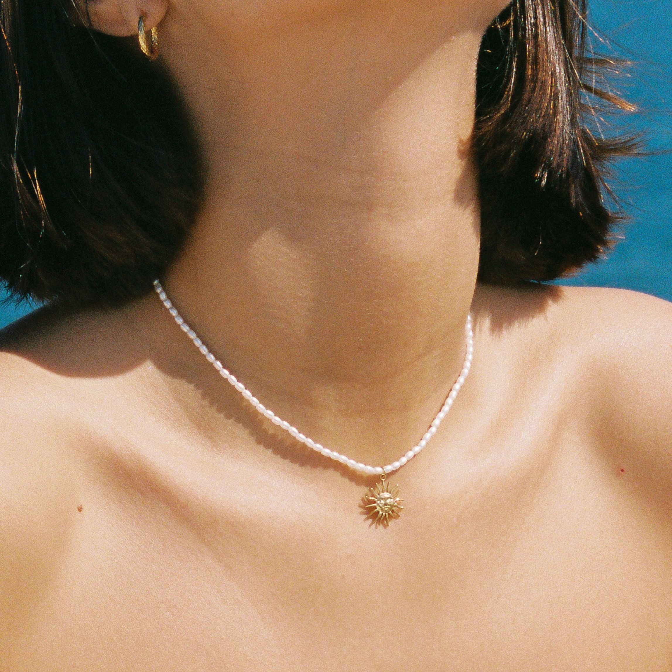 Sun Choker Pearls