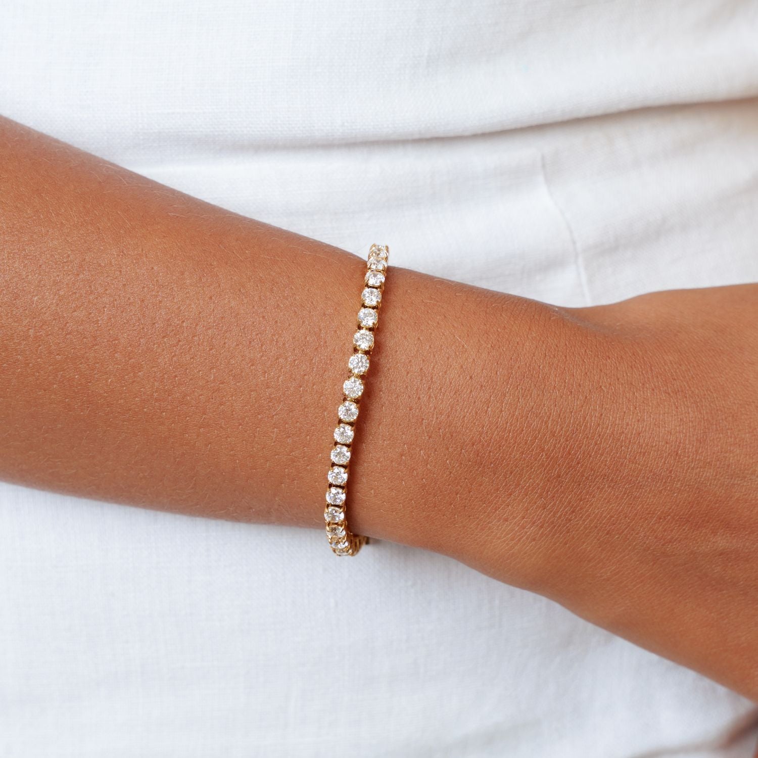 Tarnish-free Tennis Bracelet