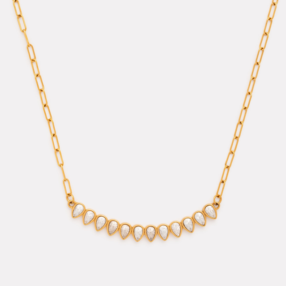 Teardrop Chain Necklace