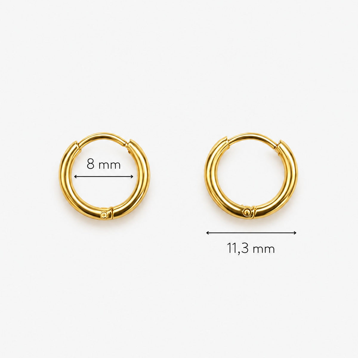 Tiny Huggie Hoops