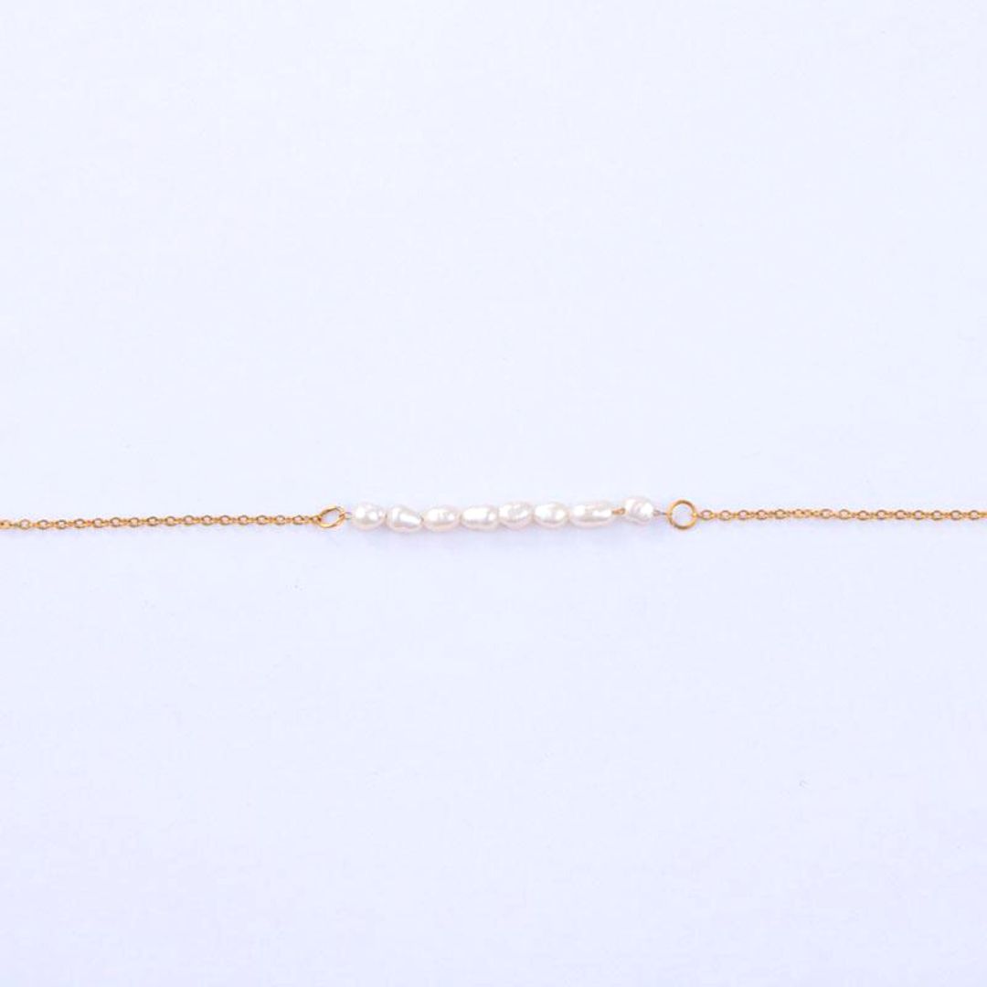 ミニ淡水パールブレスレット