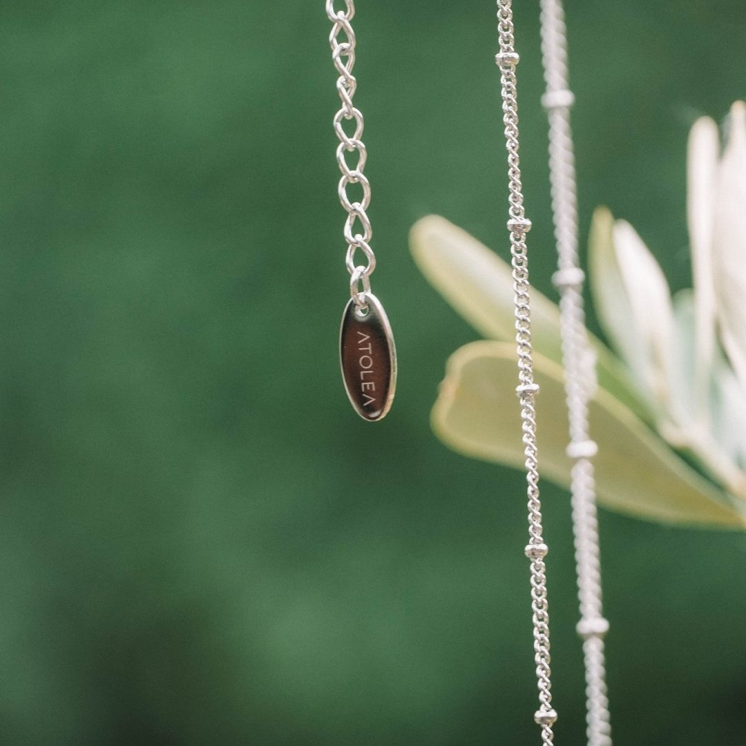 Rio Boho Layered Necklace Pendant Close Up