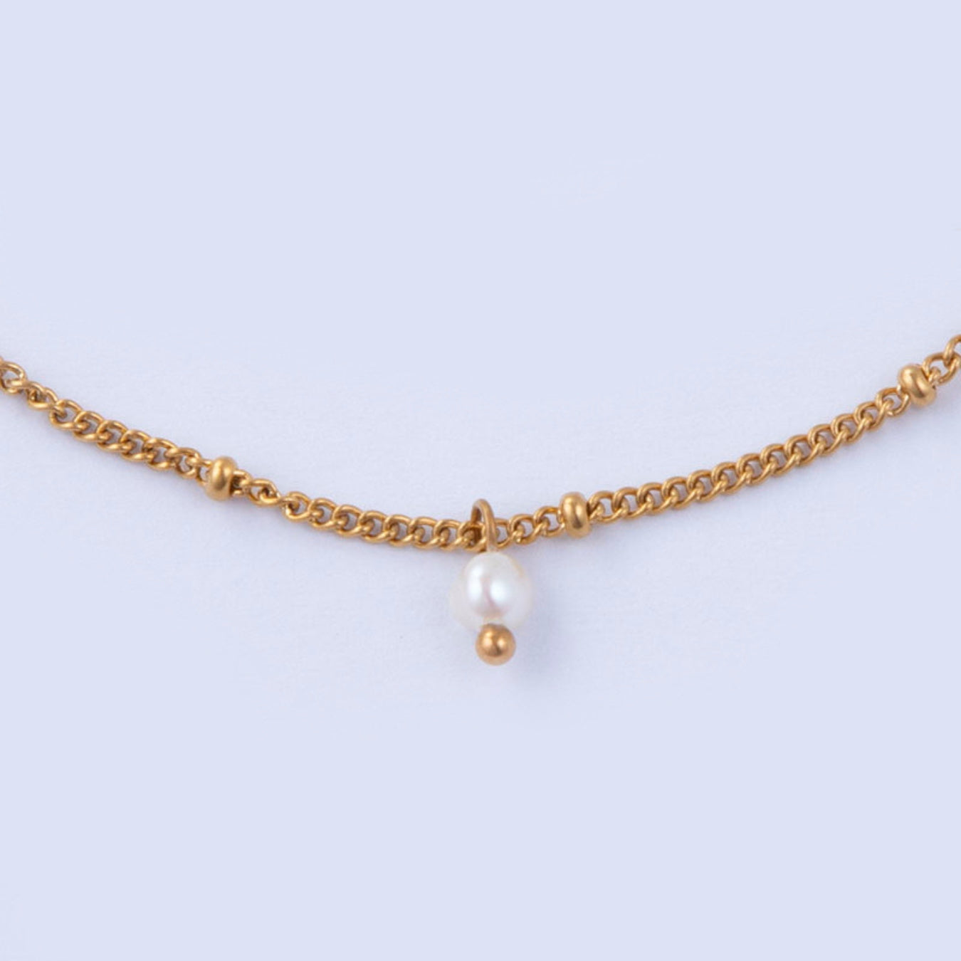 Tiny Pearl Gold Bracelet