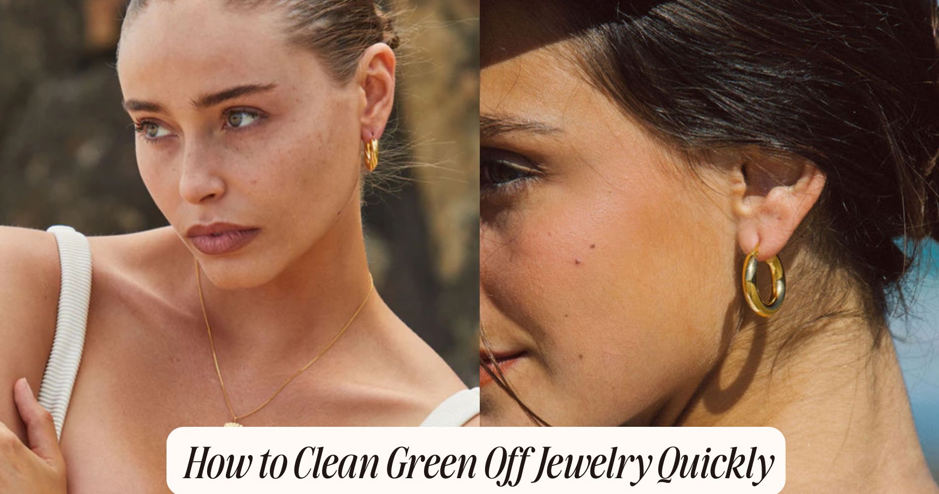 how to clean green off jewelry