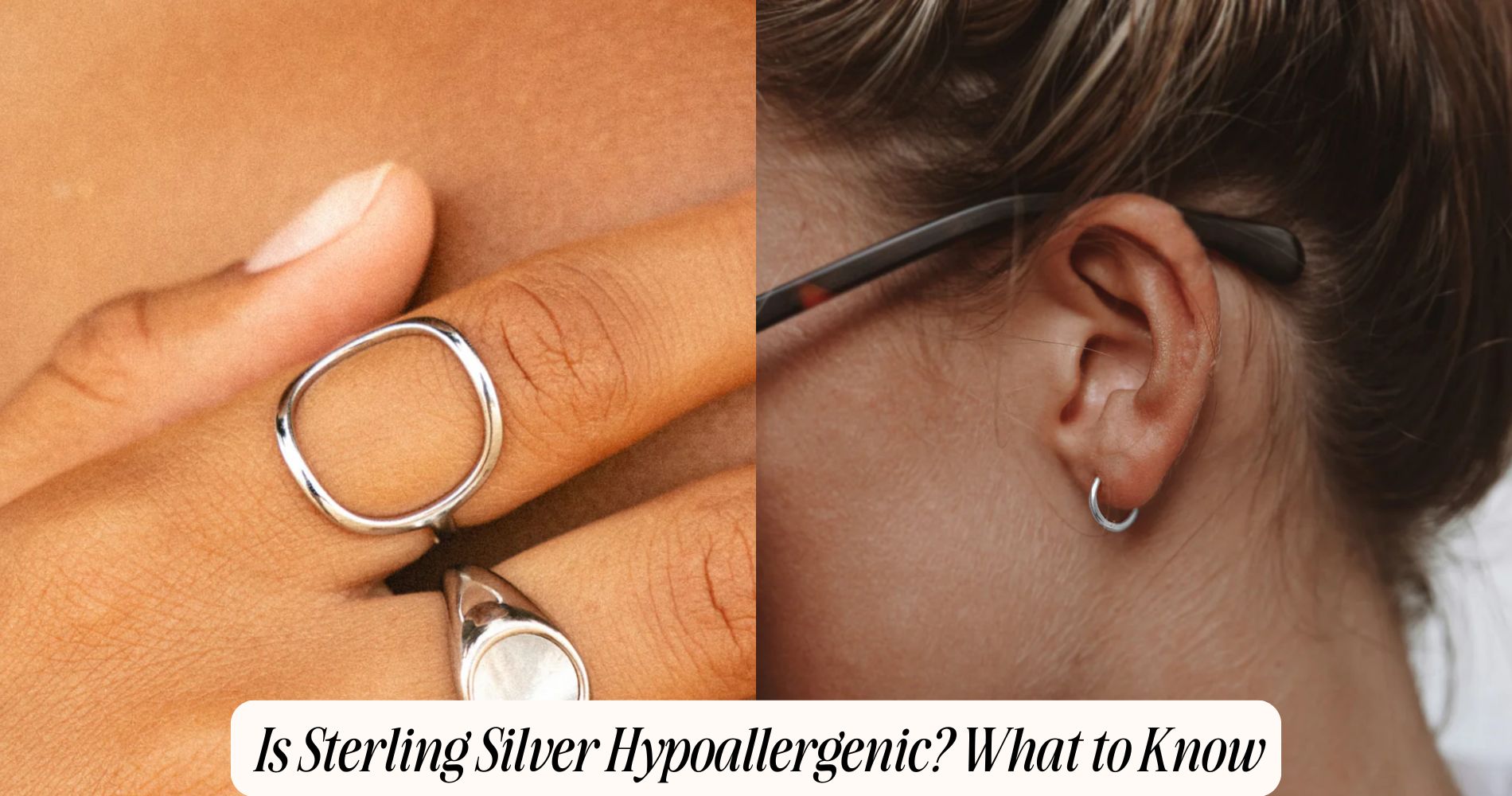 is sterling silver hypoallergenic