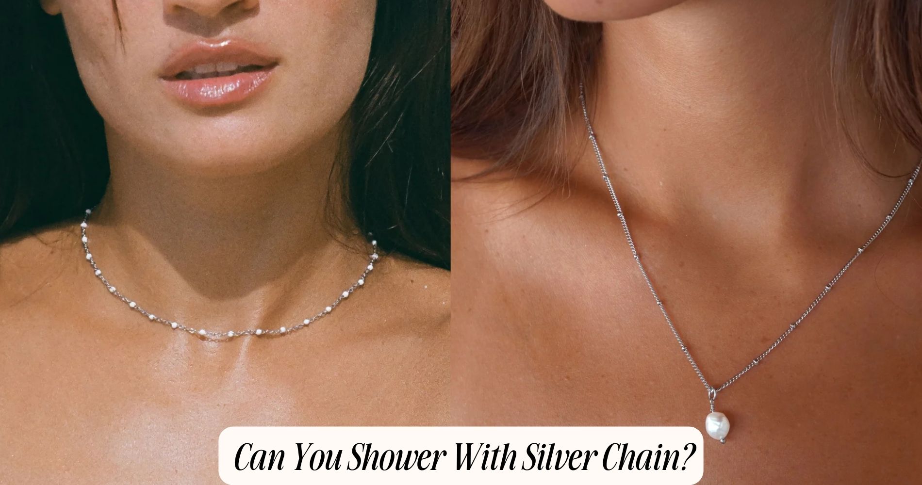 can you shower with silver chain