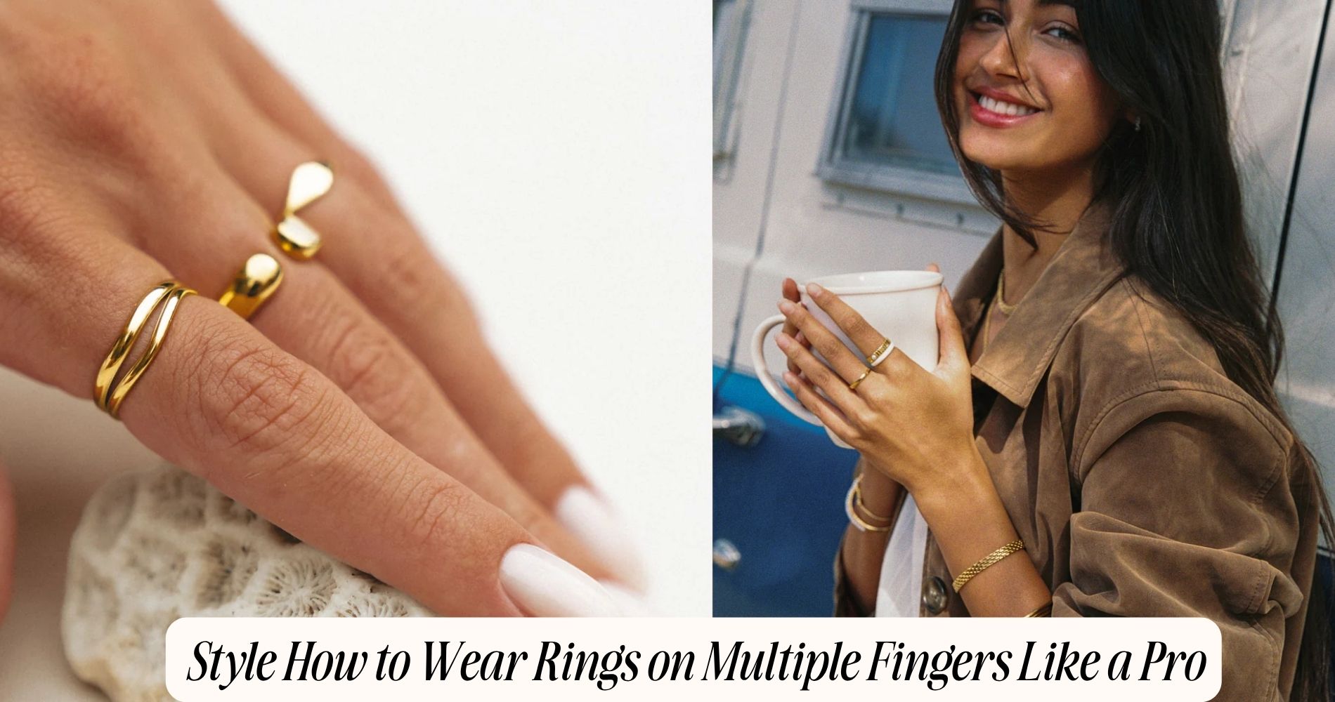 style how to wear rings on multiple fingers