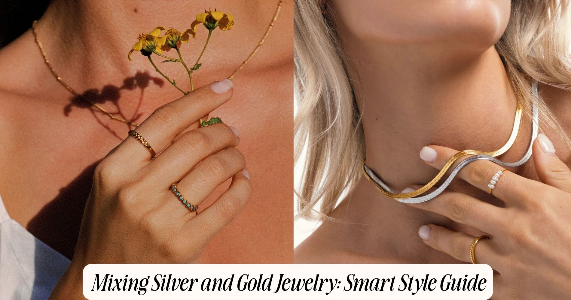 mixing silver and gold jewelry