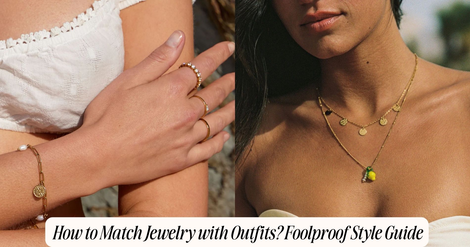 how to match jewelry with outfits