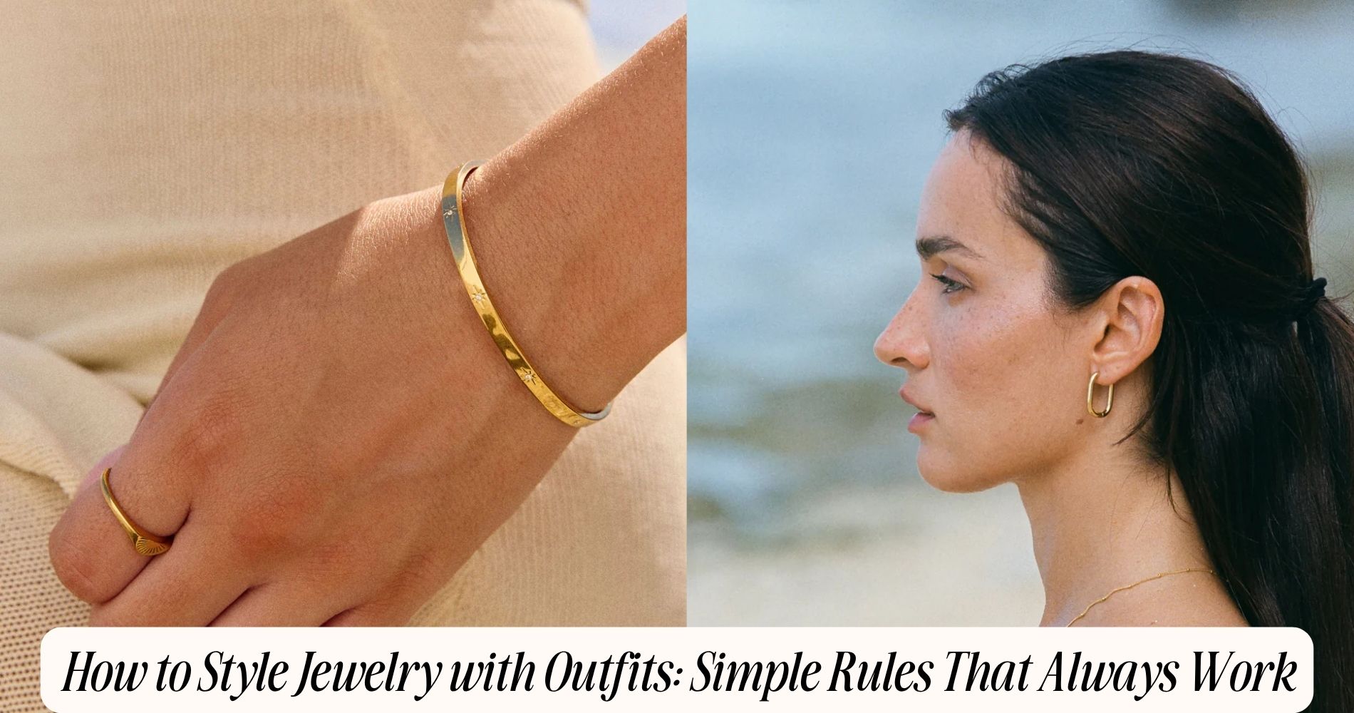 how to style jewelry with outfits