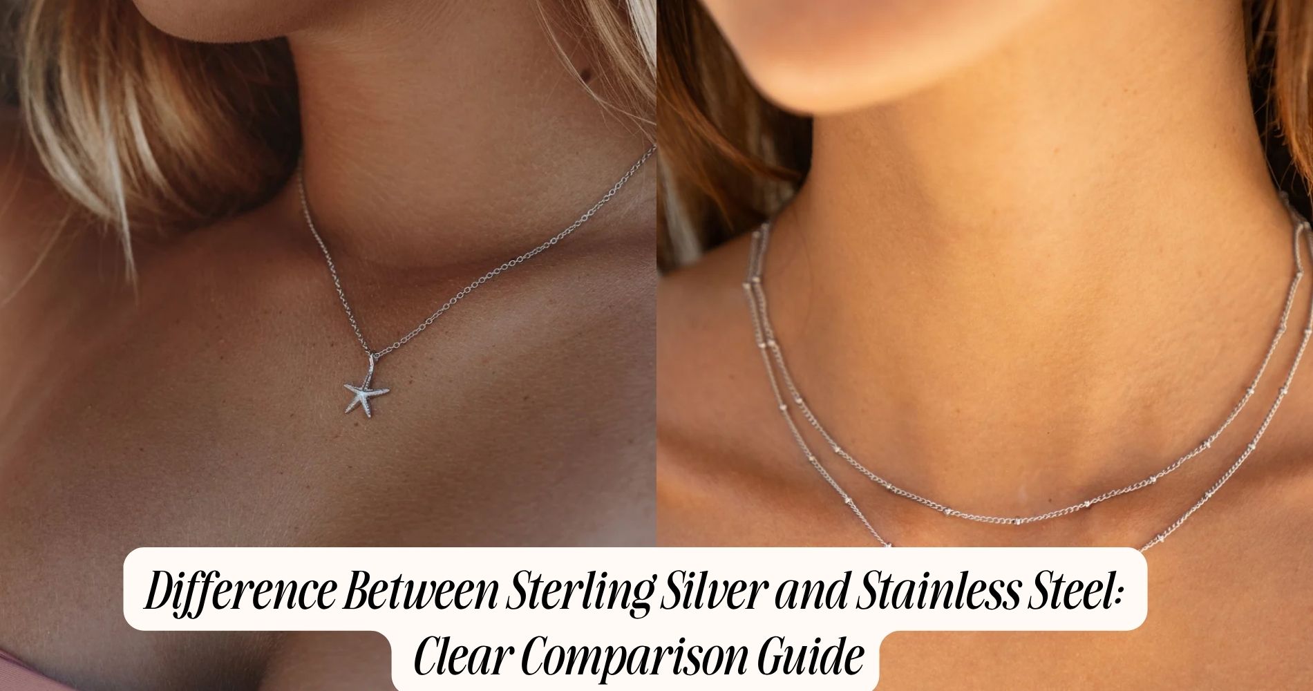 difference between sterling silver and stainless steel
