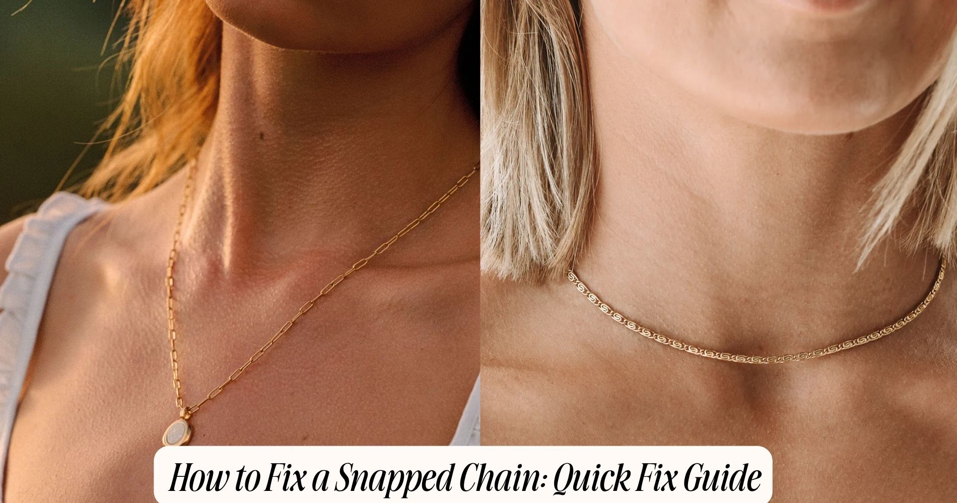 how to fix a snapped chain