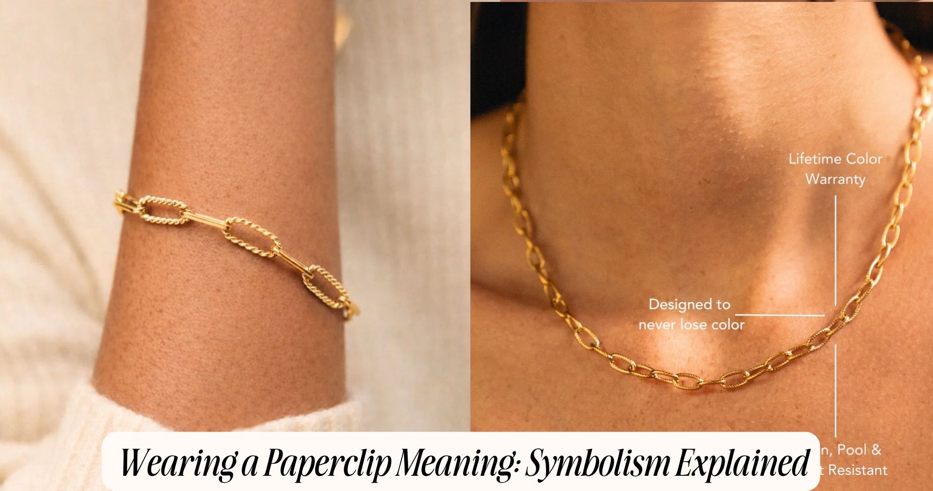 wearing a paperclip meaning