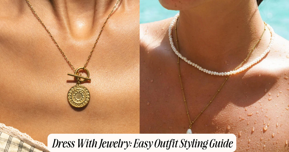 dress with jewelry