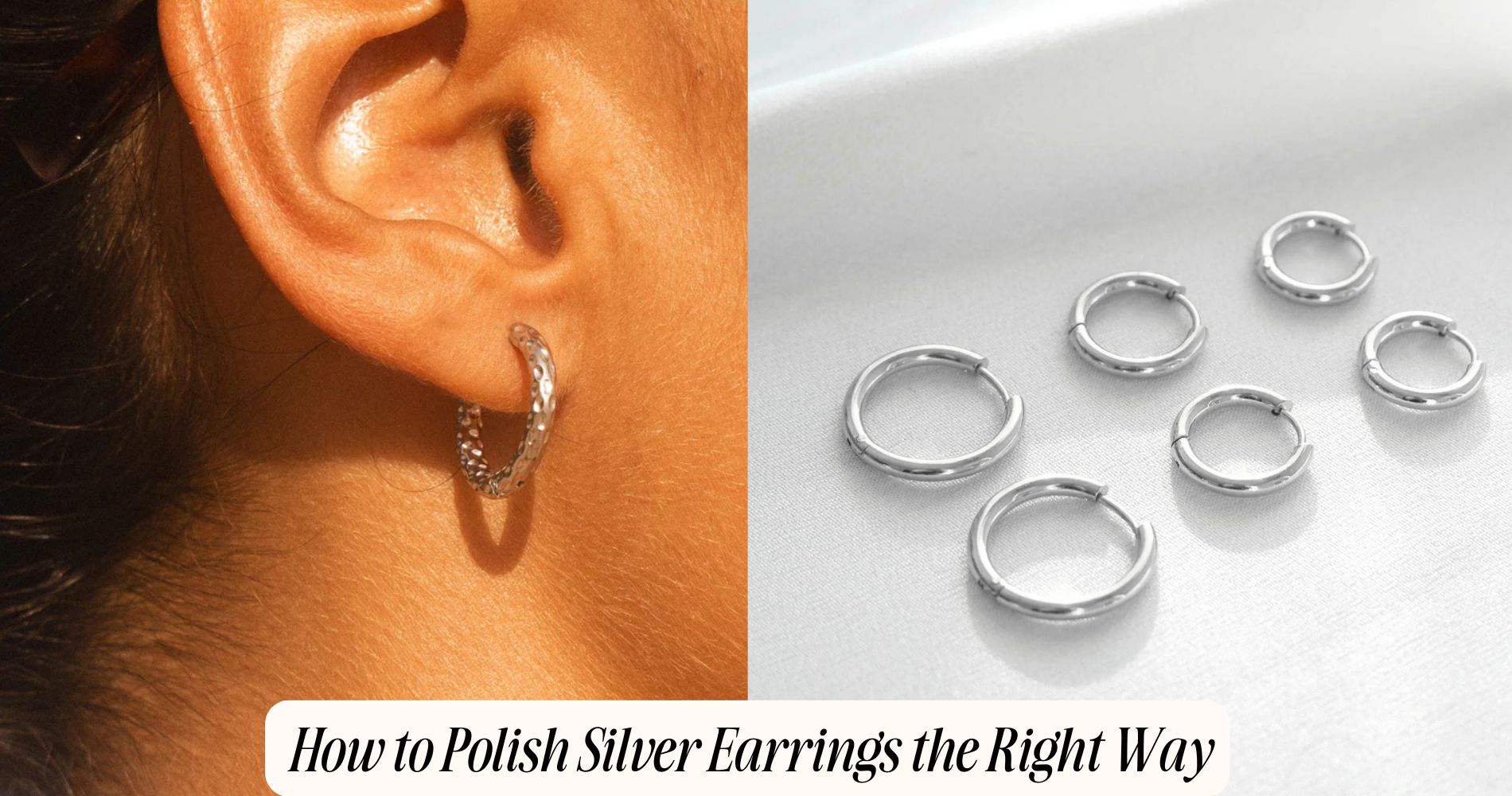 how to polish silver earrings