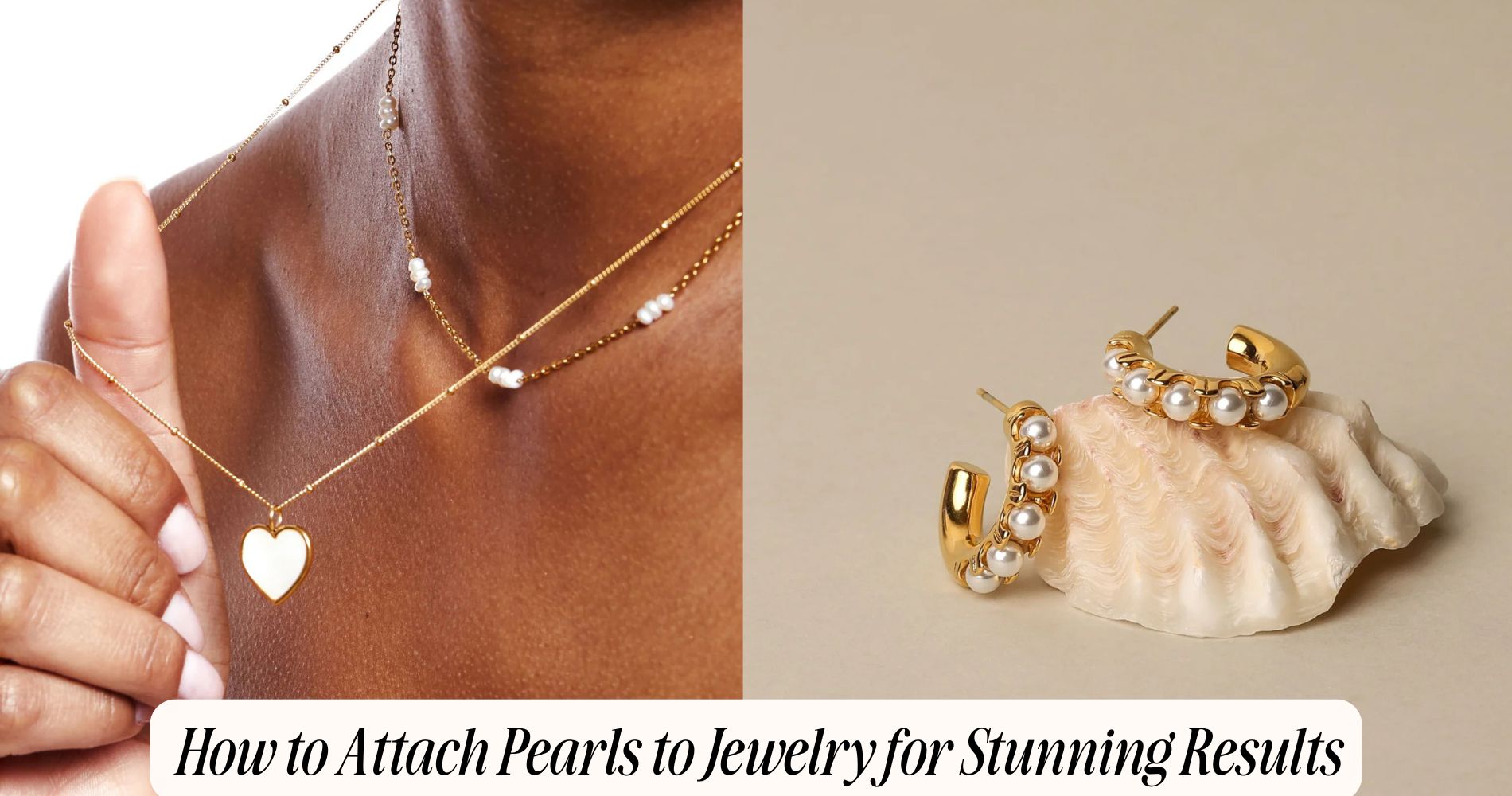 how to attach pearls to jewelry