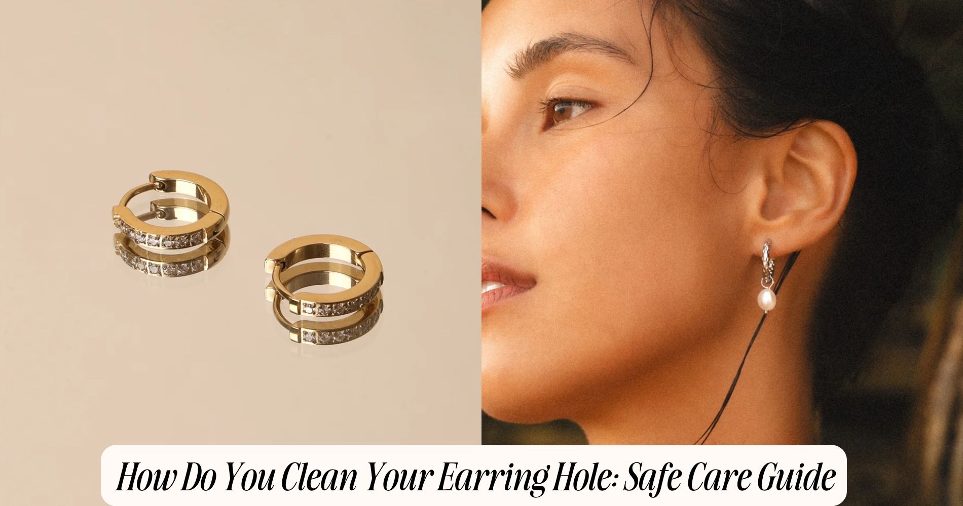 how do you clean your earring hole