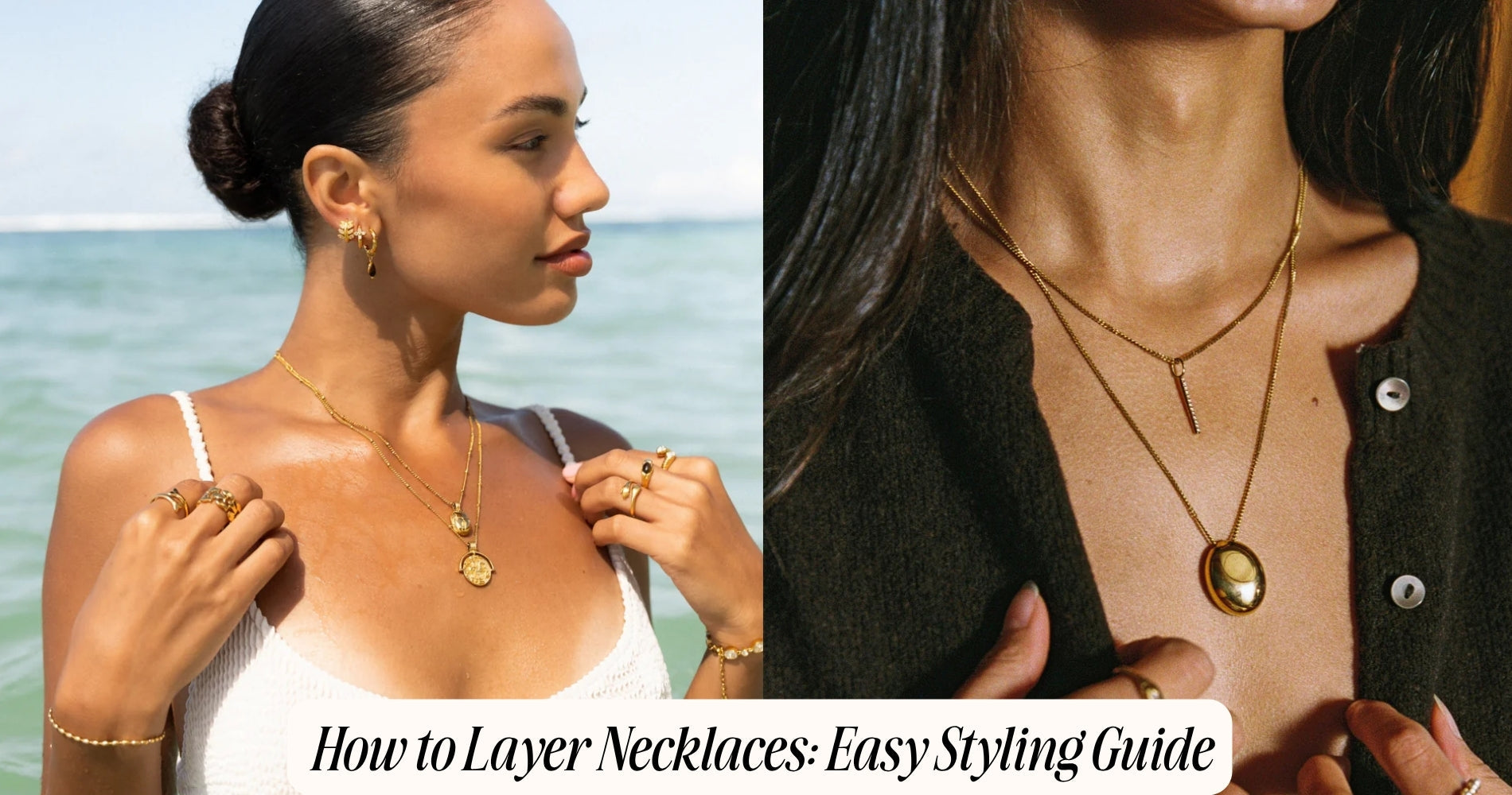 how to layer necklaces