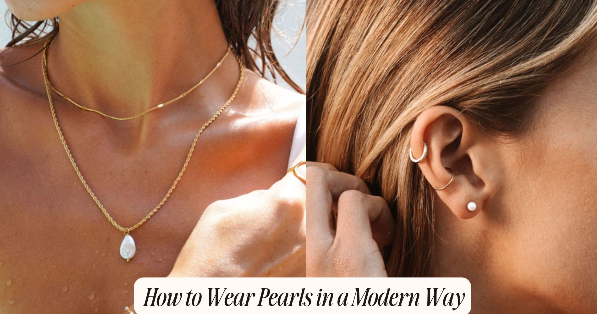 how to wear pearls modern way